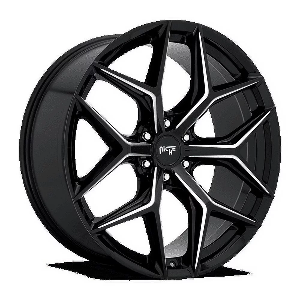 Niche M232 Vice Suv 24X10 6X139.7 30Et 87.1Cb Gloss Black Milled Wheel