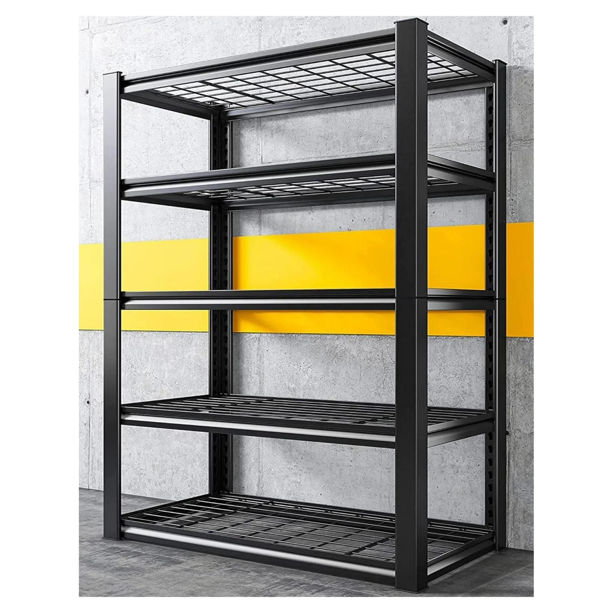 ZHANGHU Garage Shelving Heavy Duty Storage Shelves Holds 2000LBS, Adjustable Metal Shelving Garage Storage Shelves Garage Shelf Industrial Shelving Unit for Basement, 36