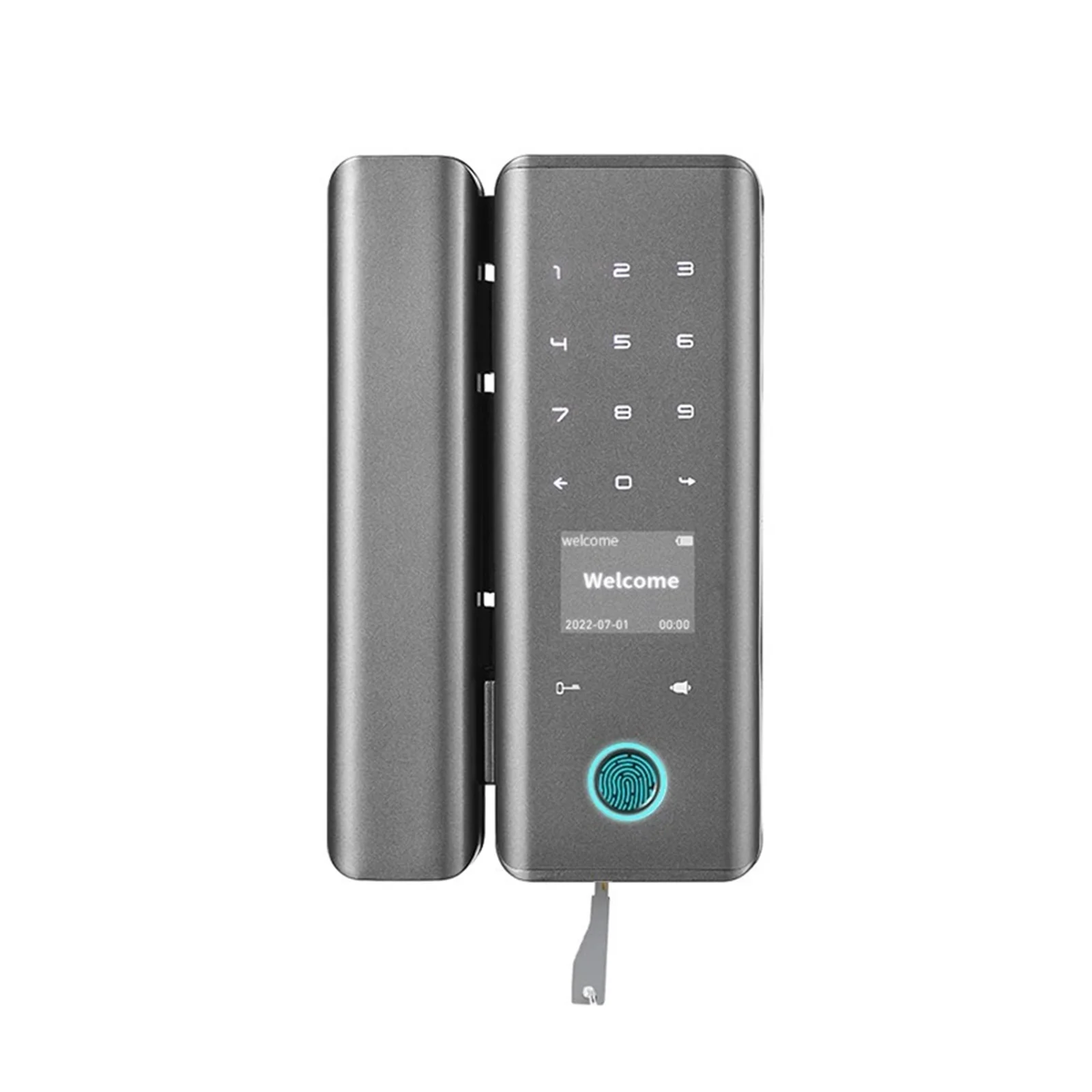 Tuya Smart Finrprint Card Password NFC Automatic Lock With Key For Home Office Feless Fe S Push Sliding Door