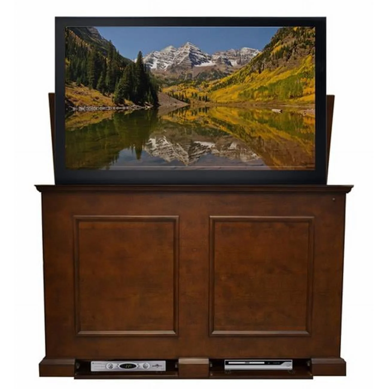 Touchstone 74008 The Grand Elevate in Espresso TV Lift Cabinet for TVs - Up To 60 in. Flat Screen