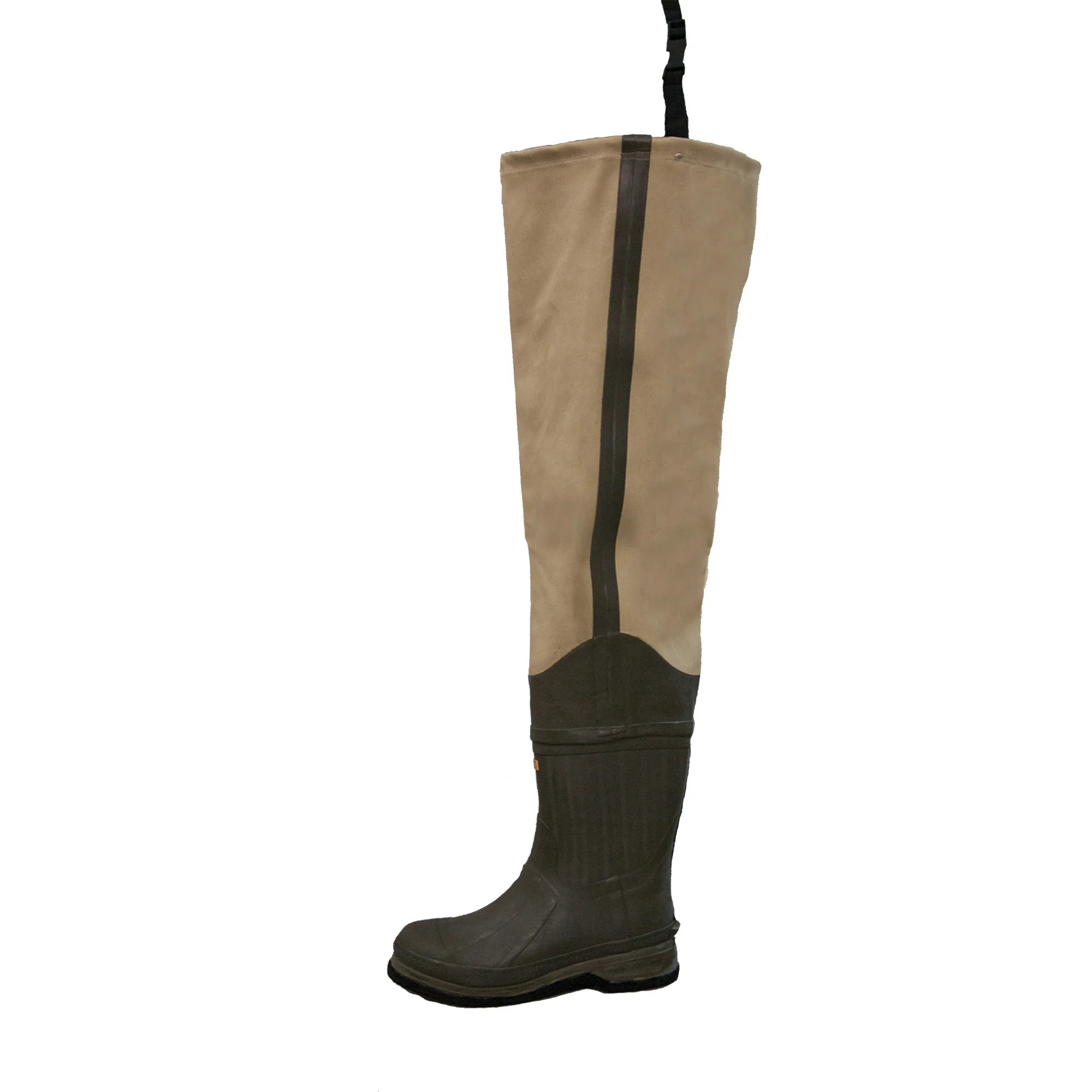 Bull Frogg 3-Ply Canvas Felt Hip Wader | Khaki | Size 7