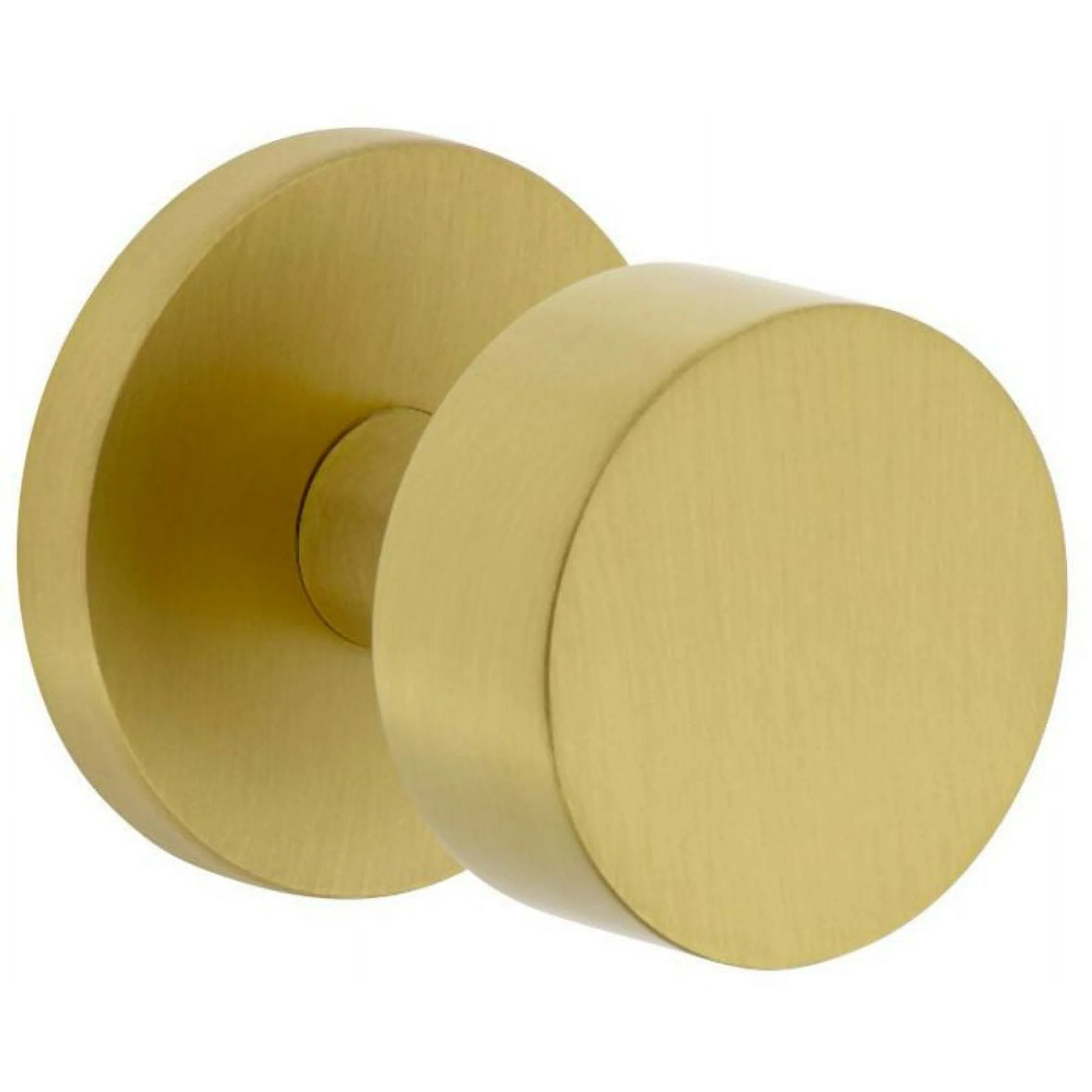 Viaggio Cloclo_Prv_234 Circolo Solid Brass Privacy Door Knob Set - Brass