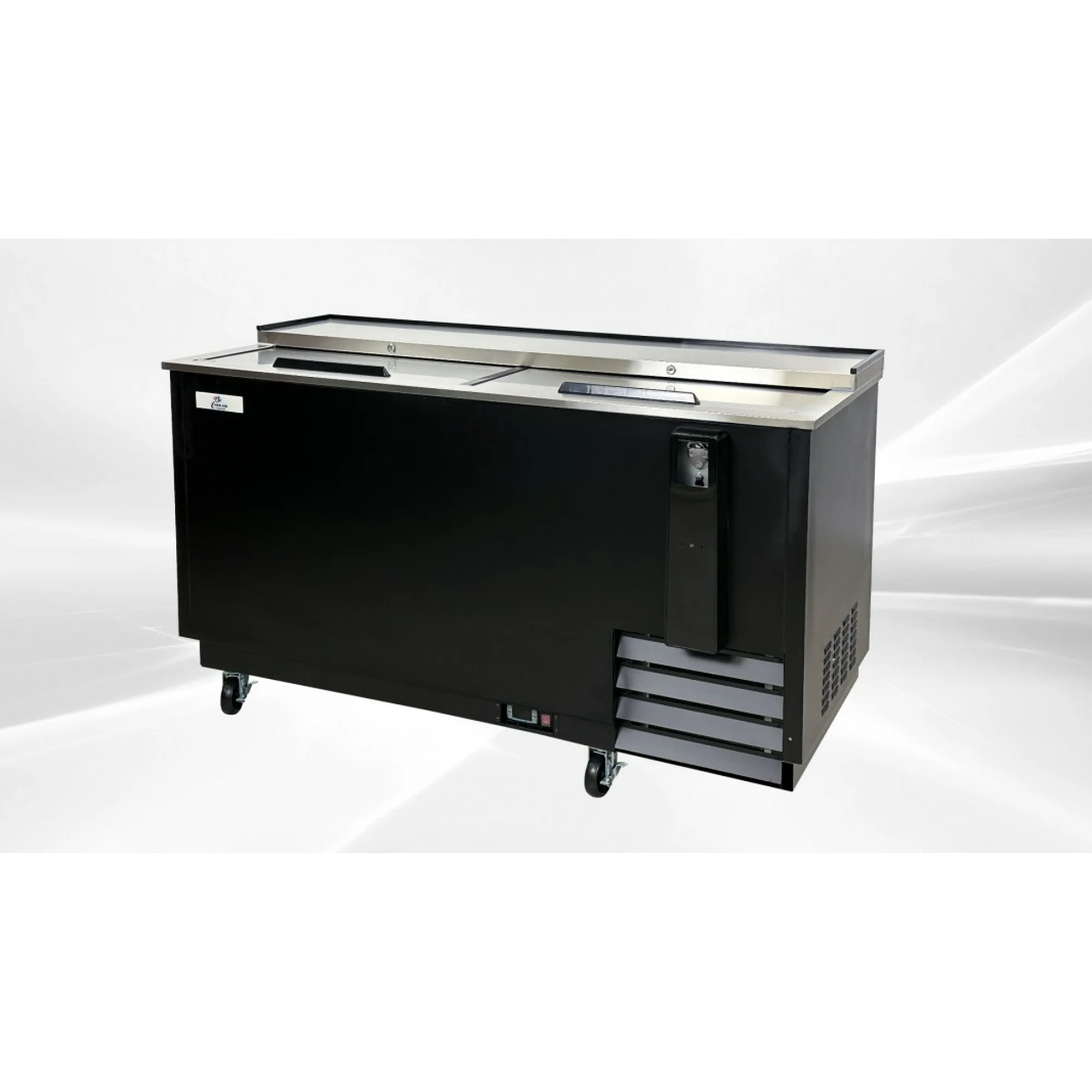 NSF 65 ins Black Horizontal Beer Bottle Cooler JBC-65