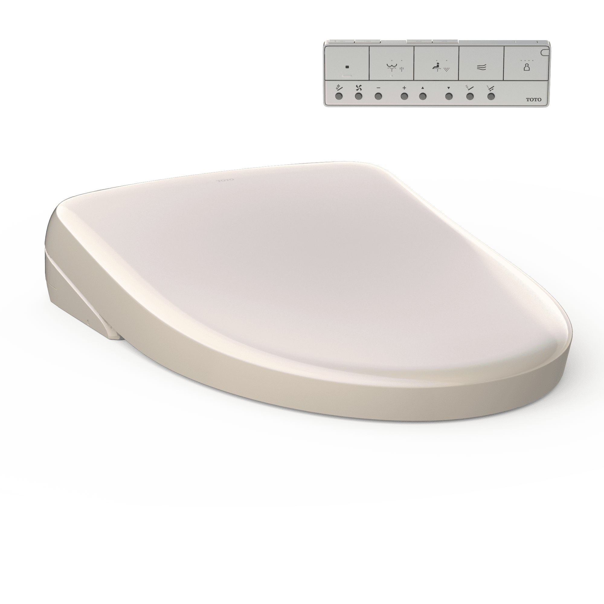 TOTO S7A WASHLET Electronic Bidet Toilet Seat with EWATER+ Bowl and Wand Cleaning, Auto Open and Close Contemporary Lid, Elongated, Sedona Beige - SW4736#12