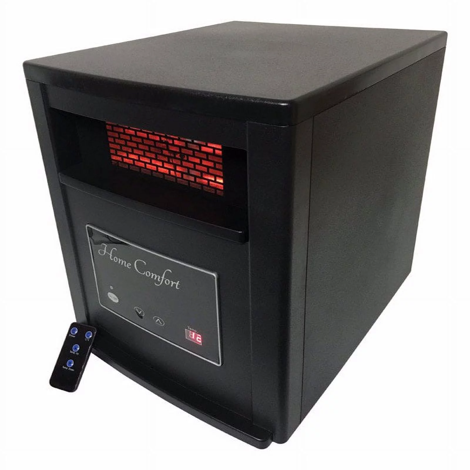 Home Comfort 1500 sq. ft. Electric Infrared Portable Heater with Remote 5200 BTU