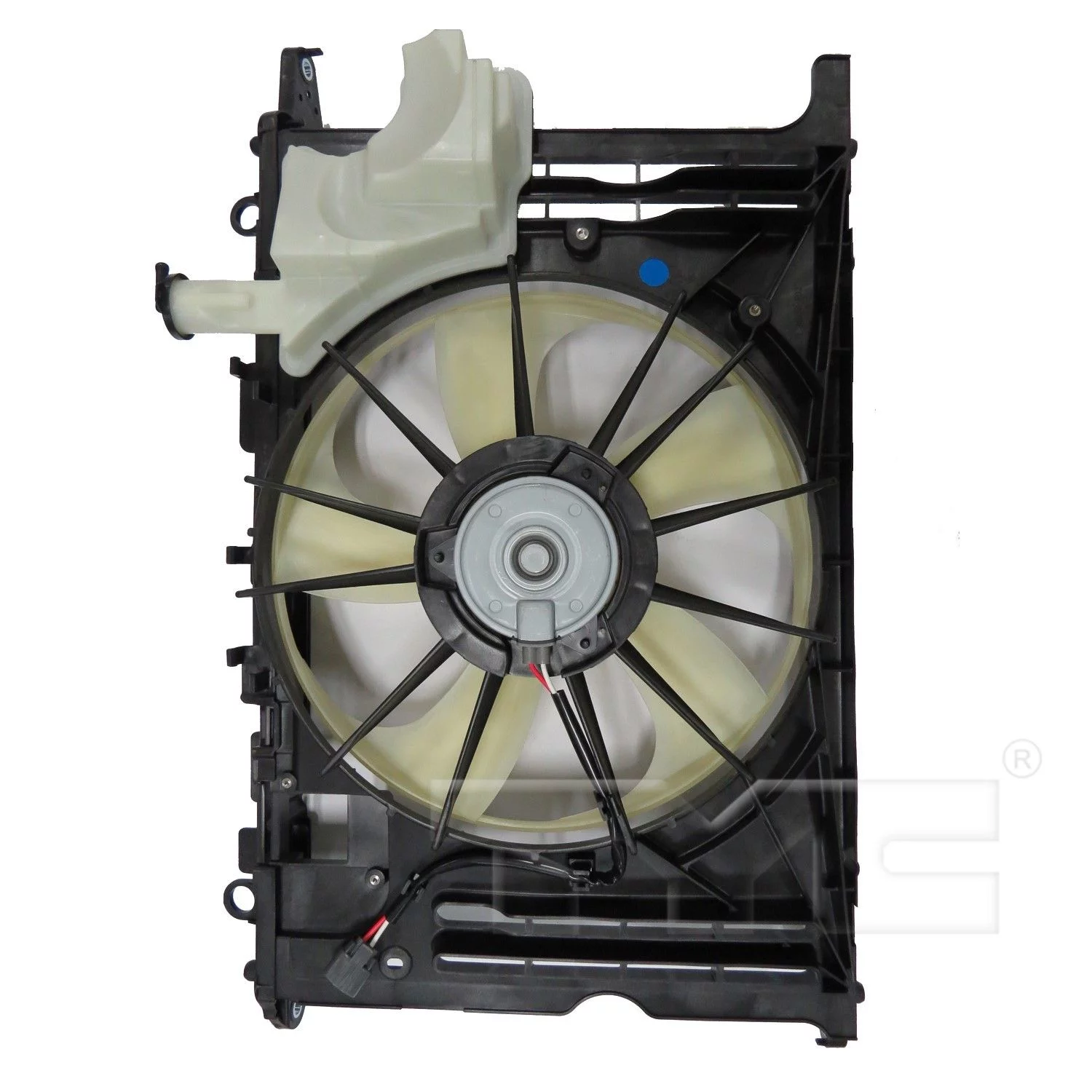 TYC 623160 Dual Radiator and Condenser Fan Assembly Fits 2017 Toyota Corolla