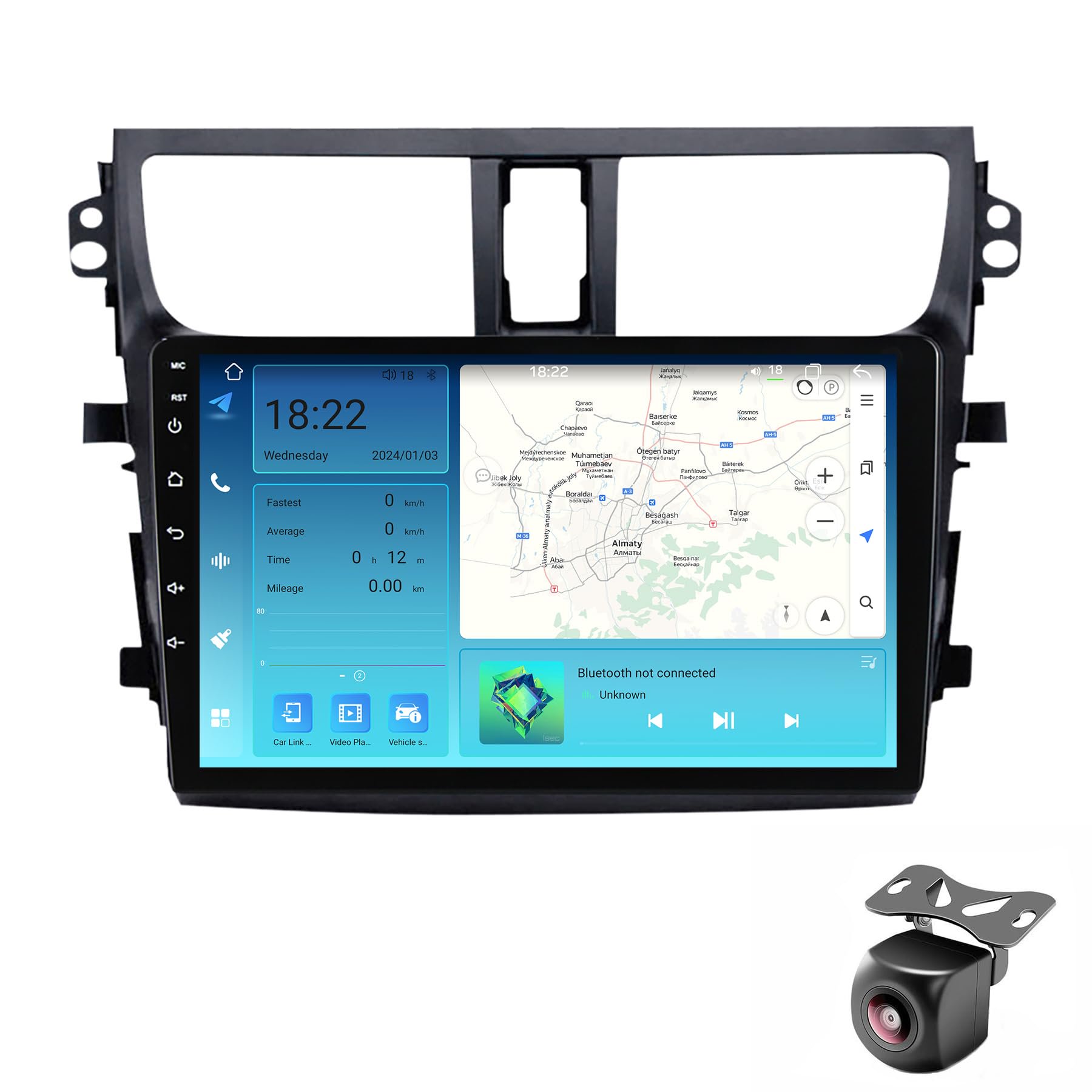 ACRUZ Armaturenbrett Matte Suzuki Celerio - Sonnenschutz & Anti-Rutsch