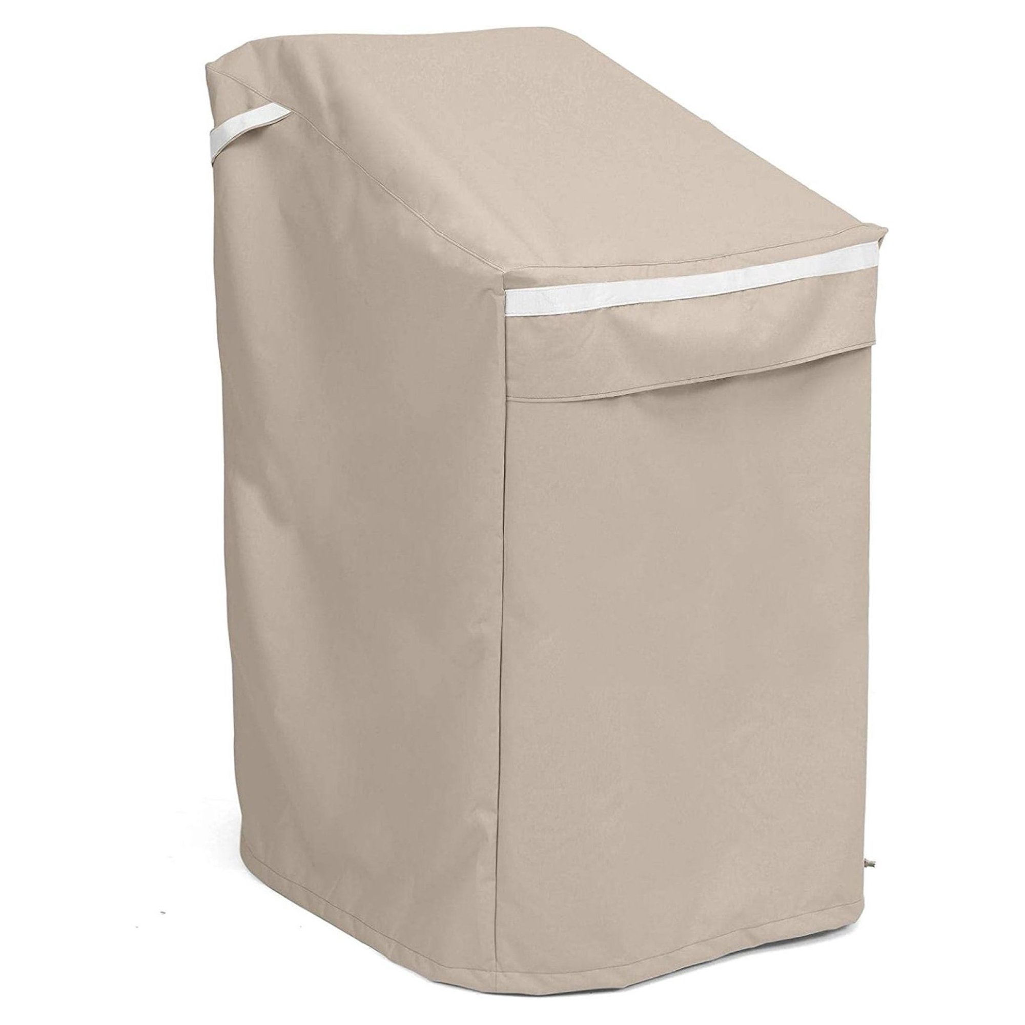 ZHANGHU Bar Chair Covers - Premium Polyester, Weather Resistant, Drawcord , Seating and Chair Covers, 26W x 28D x 48H, Clay