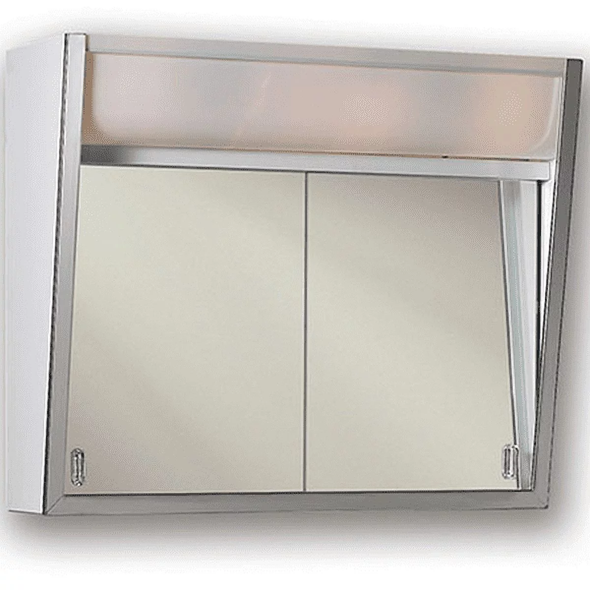 NuTone 327LP Flair Stainless-Steel Surface Mounted Medicine Cabinet