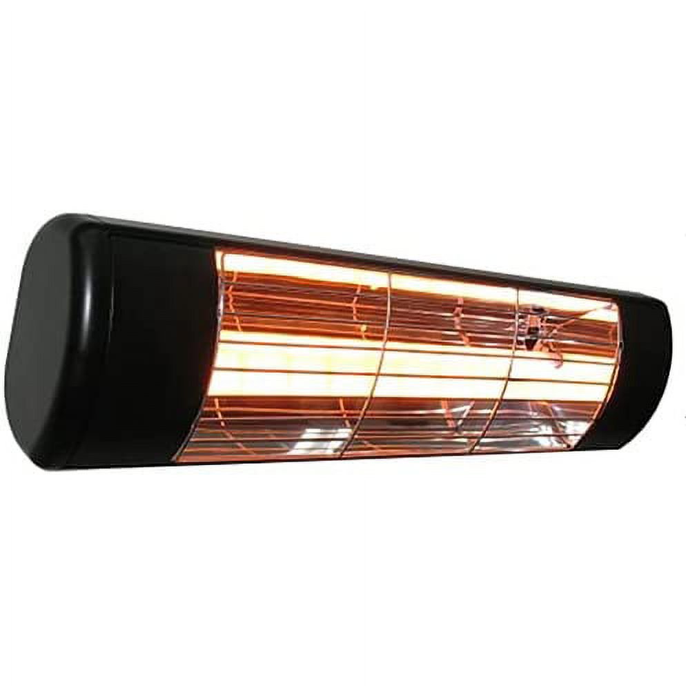 SUNHEAT WL15-B 1500W Commercial Outdoor Wall Mount Heater - Black