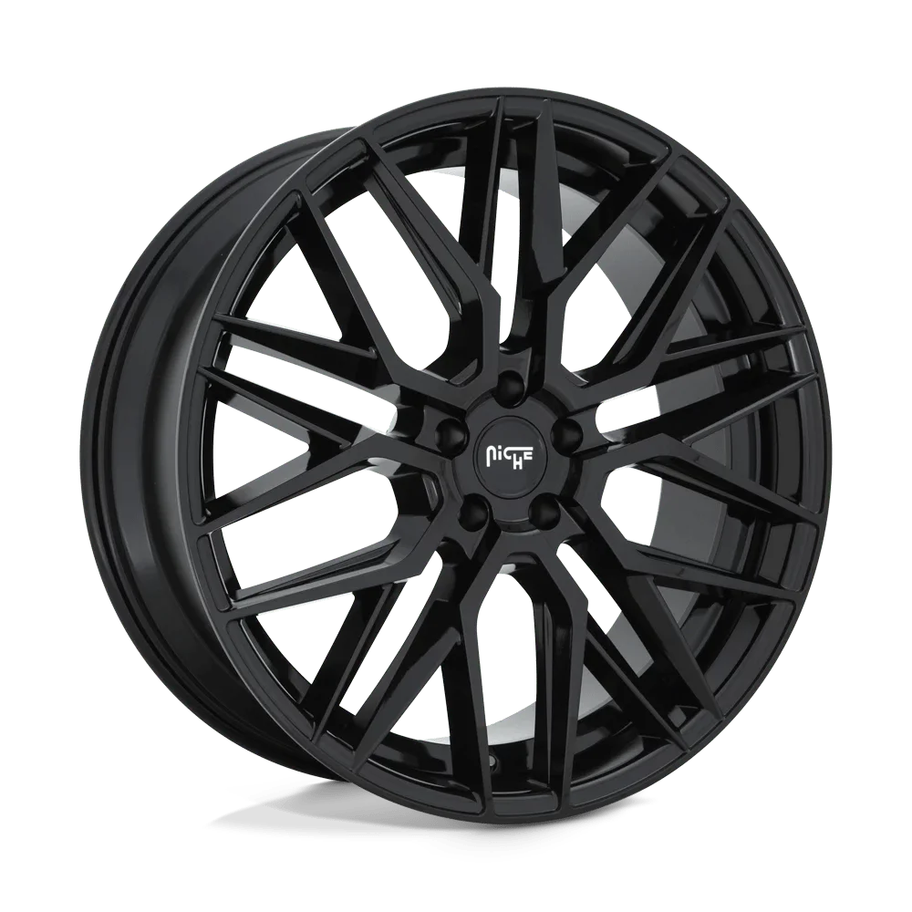 Niche M224 Gamma 22X10.5 5X130 45Et 66.56Cb Gloss Black Wheel
