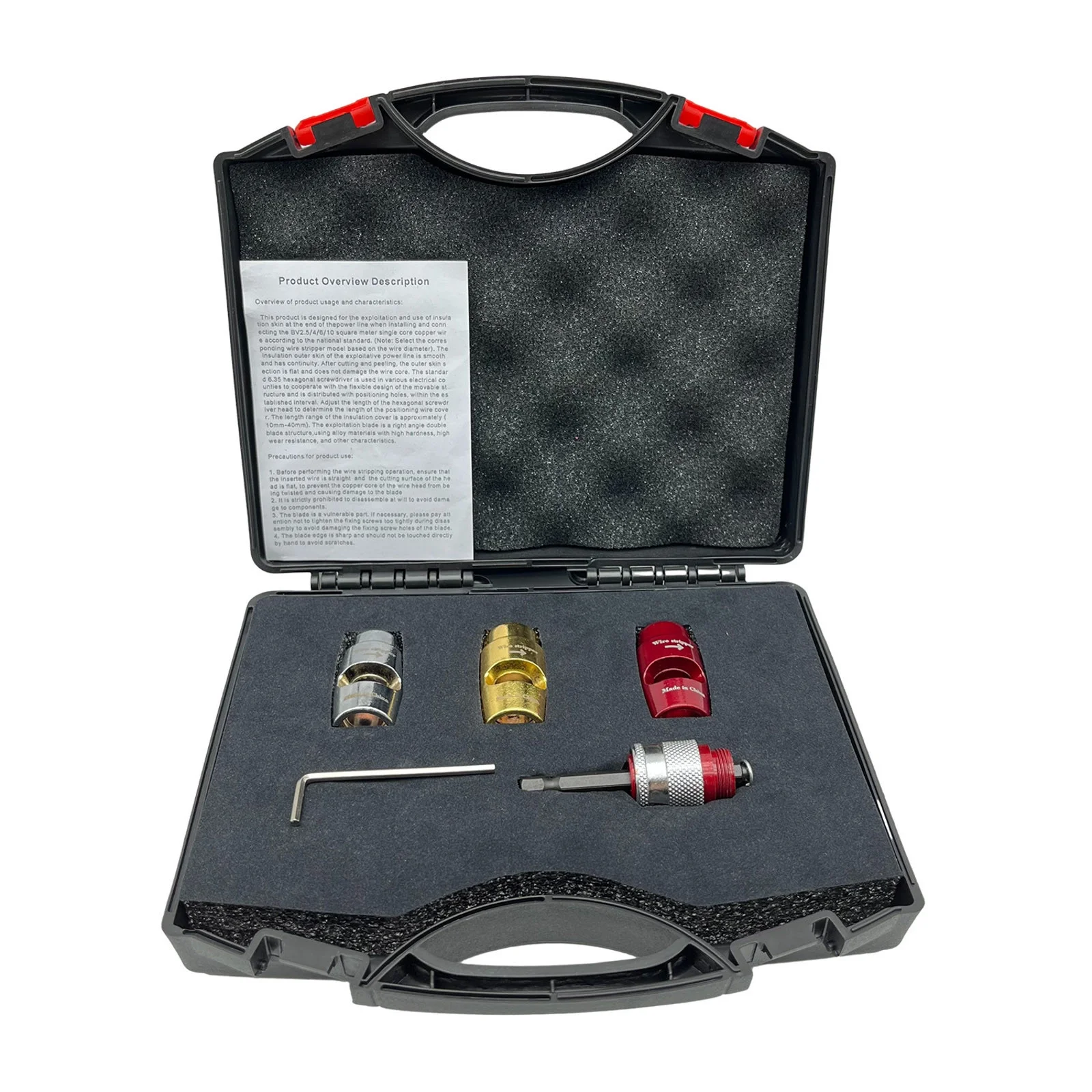 Wire Stripping And Twisting Tool 2024 Electric Wire Stripper Electrician Tool Set Portable Wire Nut Twister For Power Drill Quick Stripping And Connector