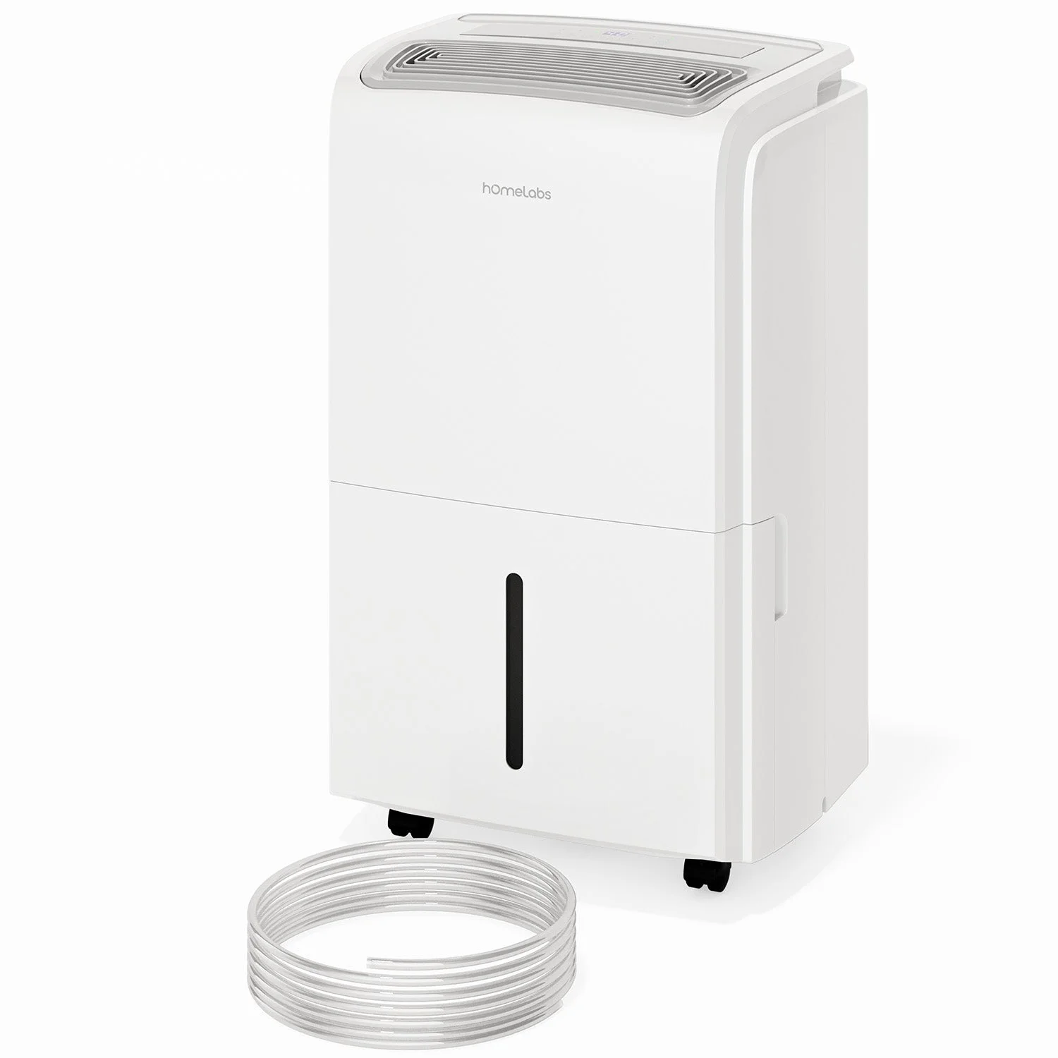 hOmeLabs 3500 Sq. ft. Energy Star Dehumidifier with Pump - Ideal for Medium to Large Rooms and Home Basements  - Powerful Moisture Removal and Humidity Control - 40 Pint Capacity