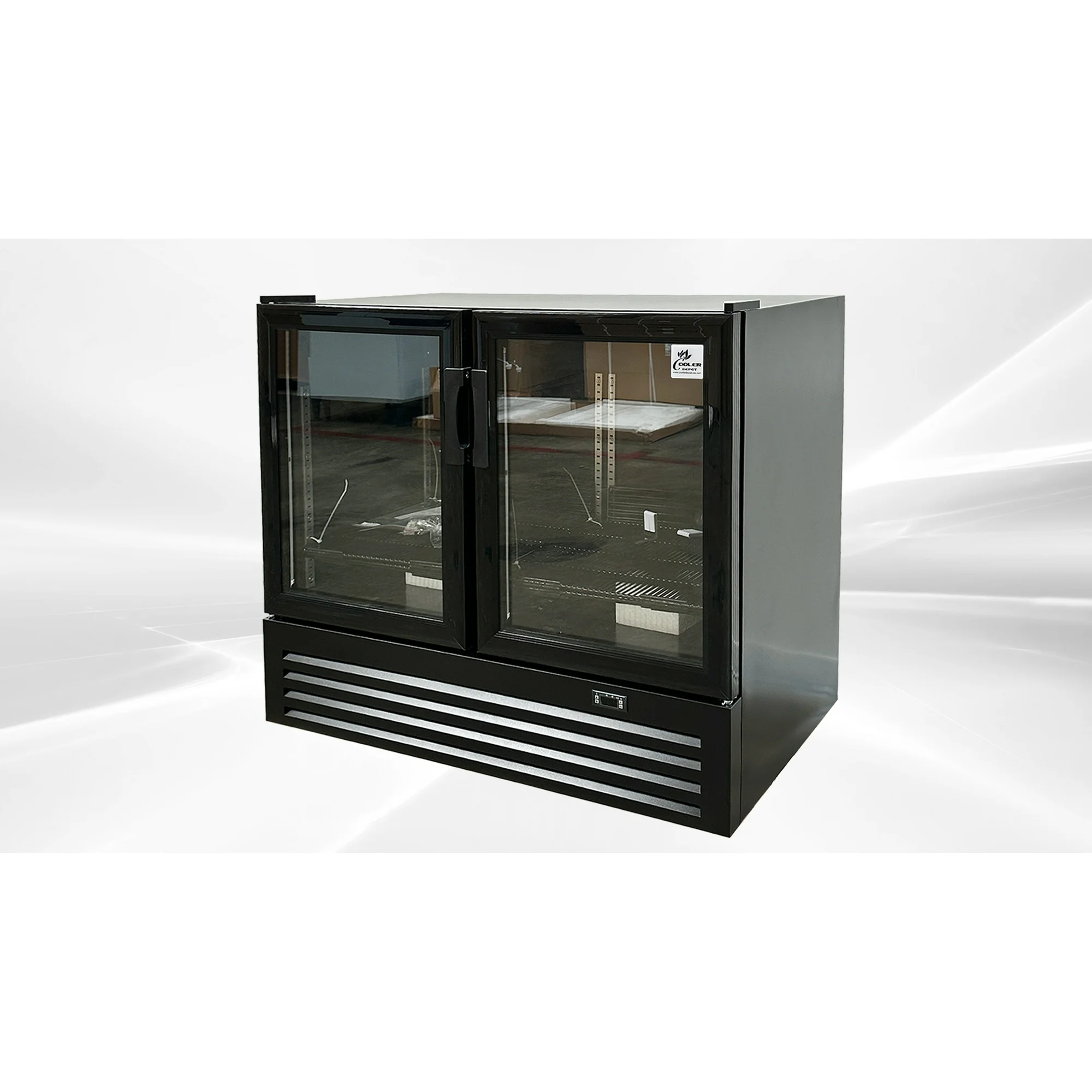 NSF ETL Two Glass Door upright refrigerator GC320