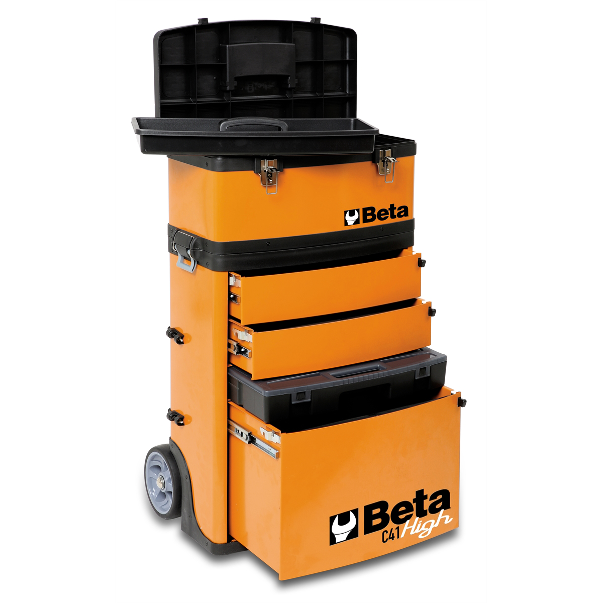 Beta Tools USA Two-Module Tool Trolley, Orange