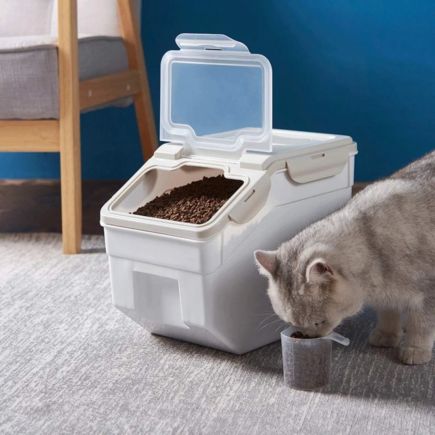 XGZHPJZ Spacious  luxurious  and premium WINIAER airtight food containers for kitchen pantry storage. High-quality and durable with a large capacity for organizing pet food. An excellent