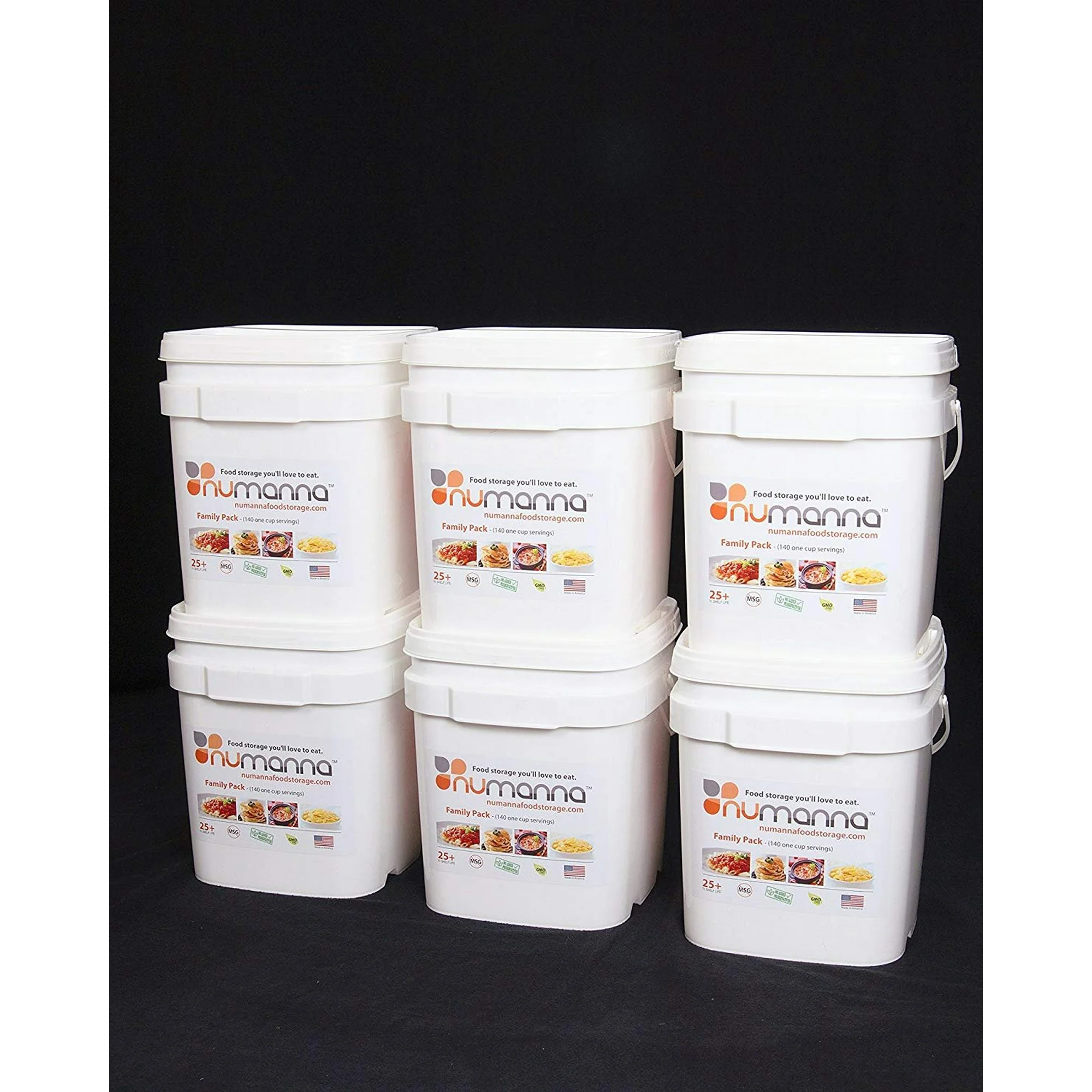 NuManna 2 person/ 12 Month Long Term Storage Food