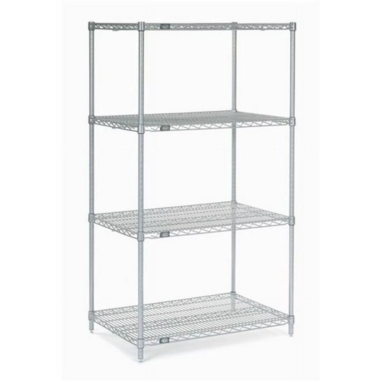 Nexel Industries 21607EP Epoxy 21 x 60 x 74 in. Starter Shelf Unit, Silver