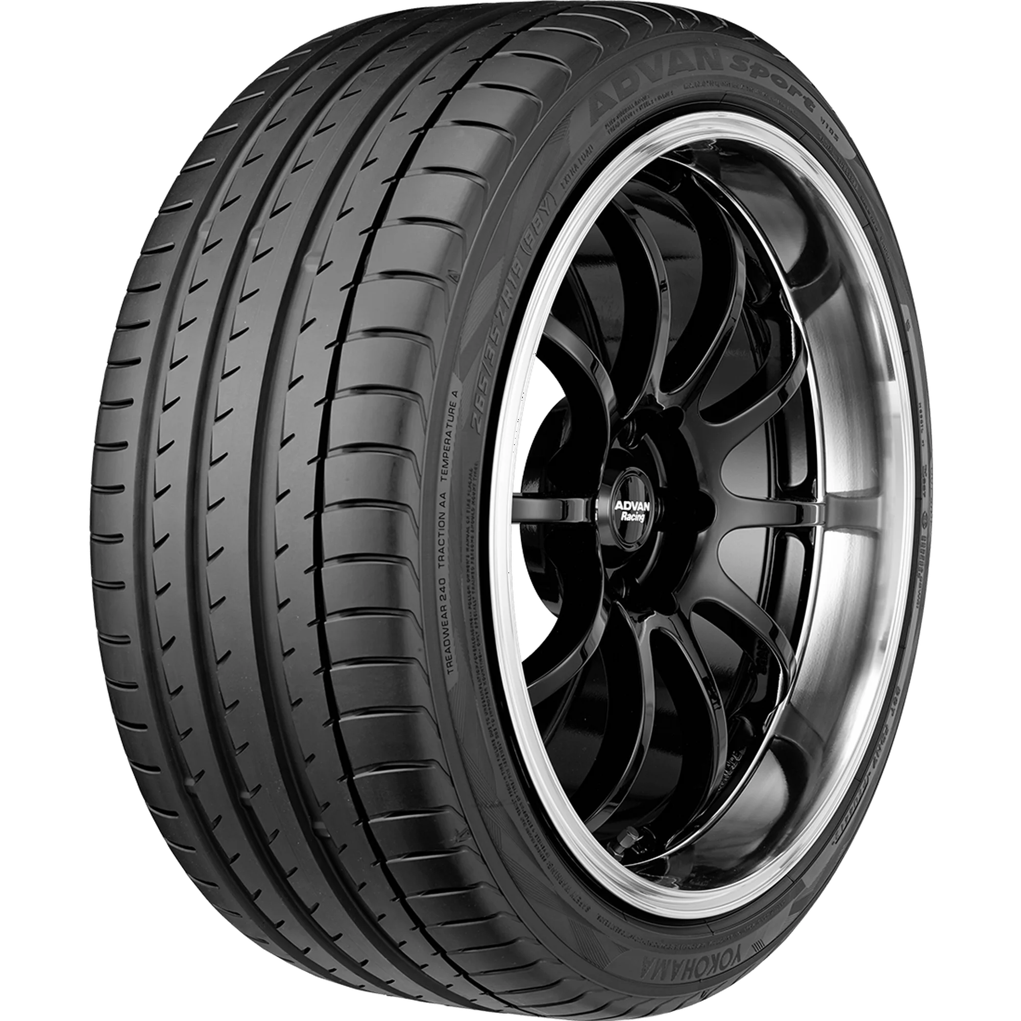 New Tire 295/35R21 Yokohama ADVAN SPORT V105 107Y XL 280 AA A All Season Performance Crossover/SUV Tire