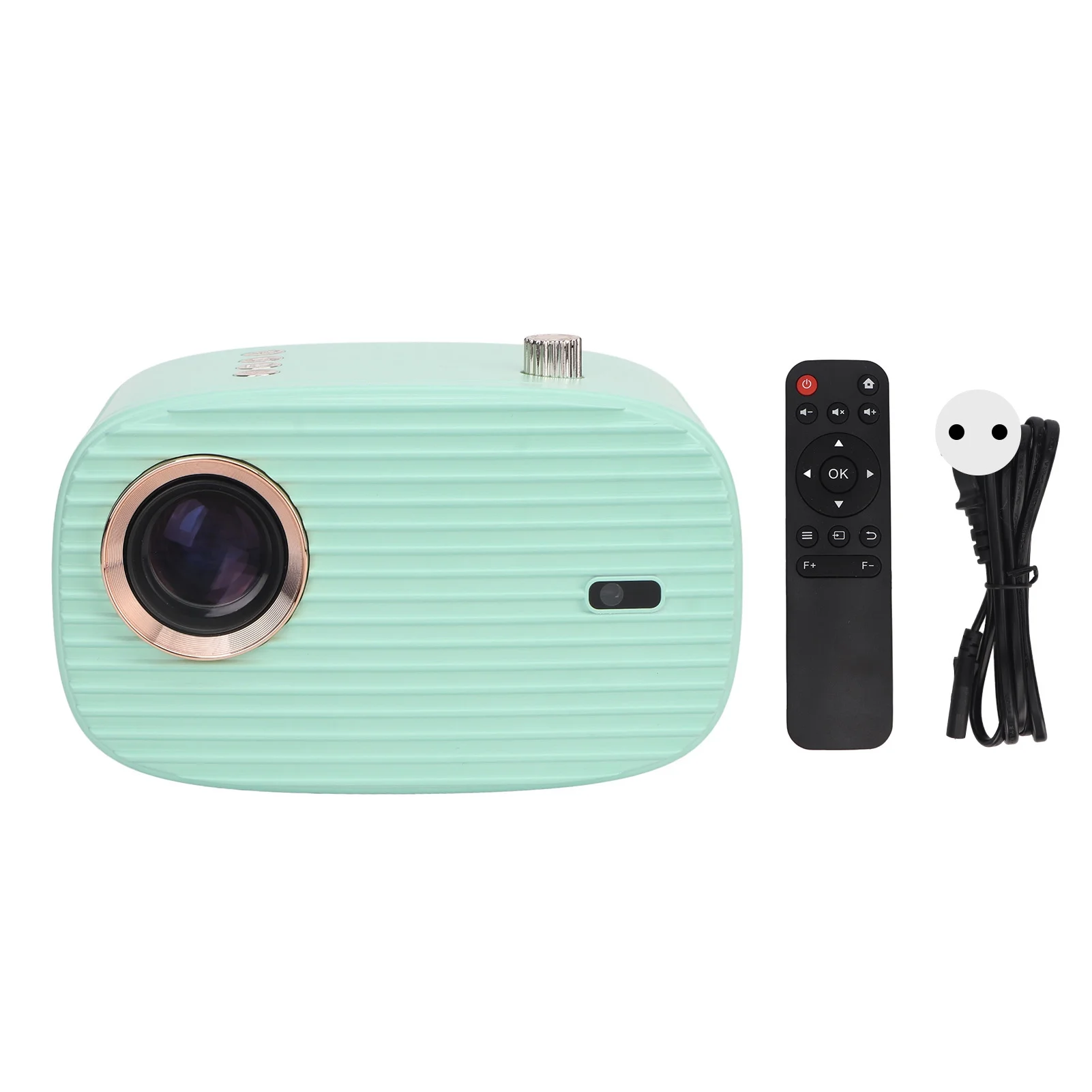 WiFi Mini Projector HD 1080P Multiport Portable Movie Projector for IOS for Android Phone Home Outdoor 100?240V EU Plug