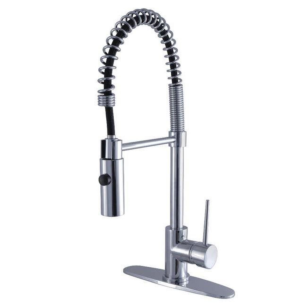 New York Single-Handle Pre-Rinse Kitchen Faucet, Polished Chrome