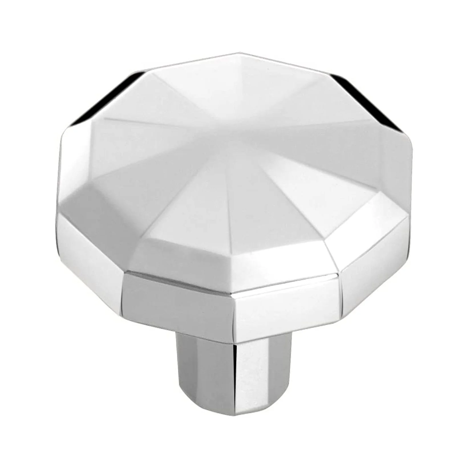 Utopia Alley 25pcs Hanover Cabinet Ring Pull Knob - Decorative Cabinet Drop Pull Knobs for Cabinets and Drawers - Vintage Cabinet Hardware with Hand Finished Polished Chrome - Pull Knobs 1.2