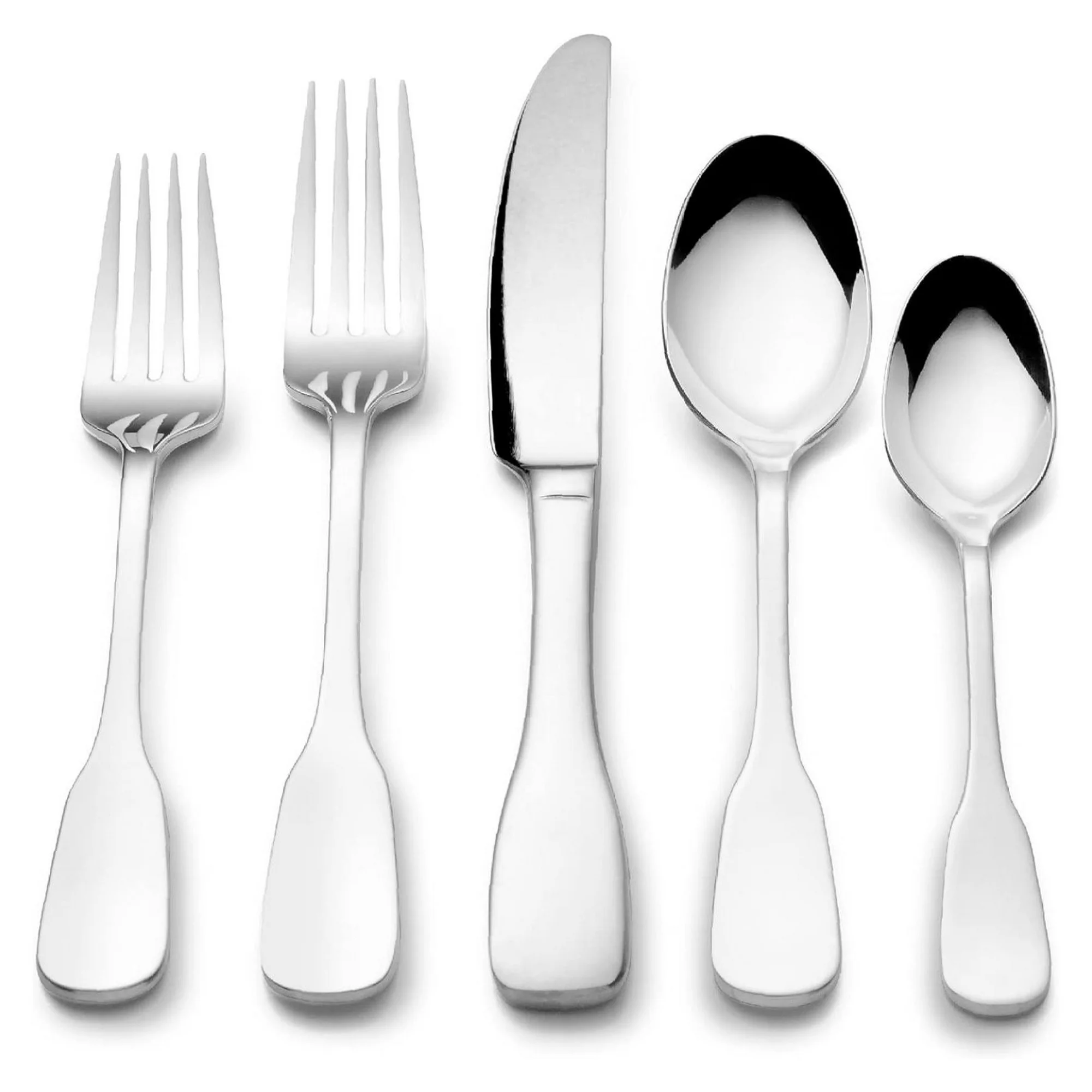 ZHANGHU 18/10 Stainless Steel 44pc Flatware Set, Service for 8, Toulon