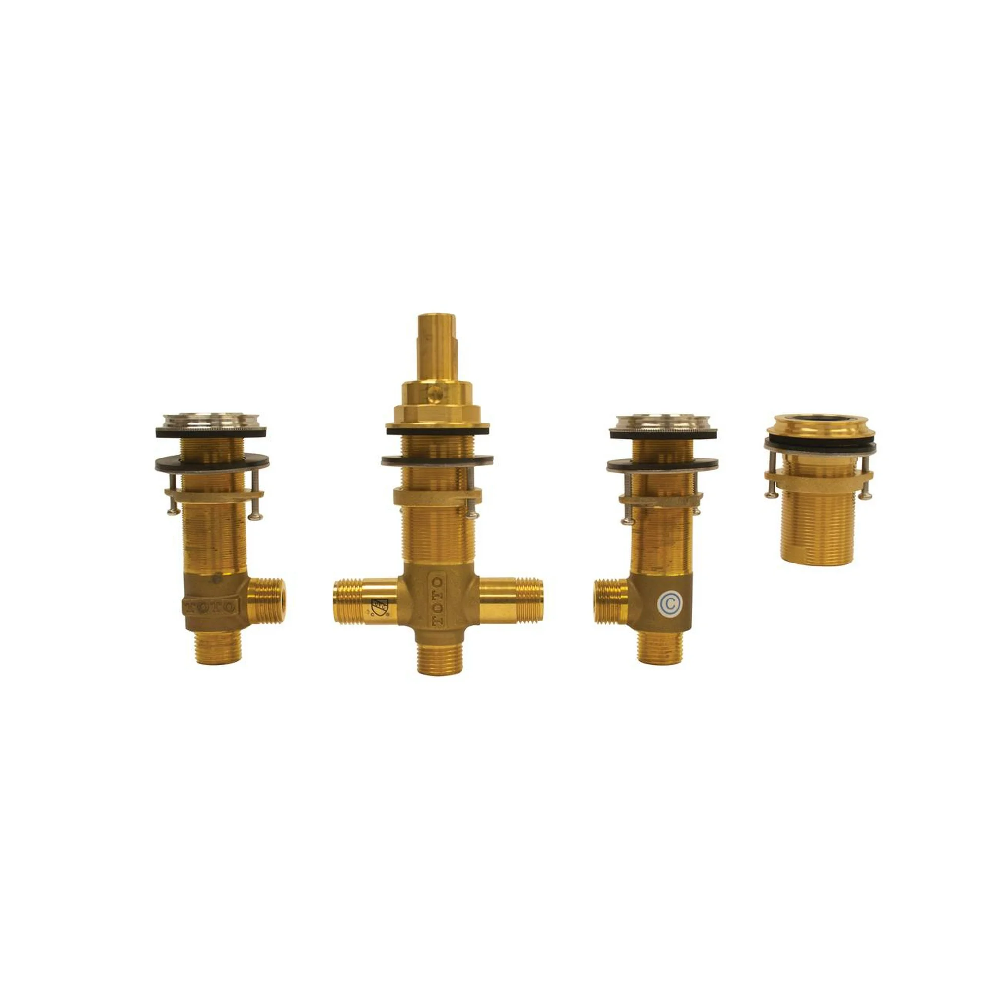 TOTO Three-Hole Roman Tub Filler Rough-In Valve, Polished Chrome - TBN02203U#CP