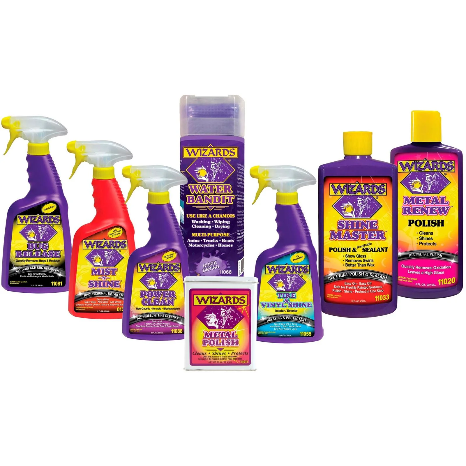 Wizards Products Detailing Cleaner and Polish Kit with Chamois