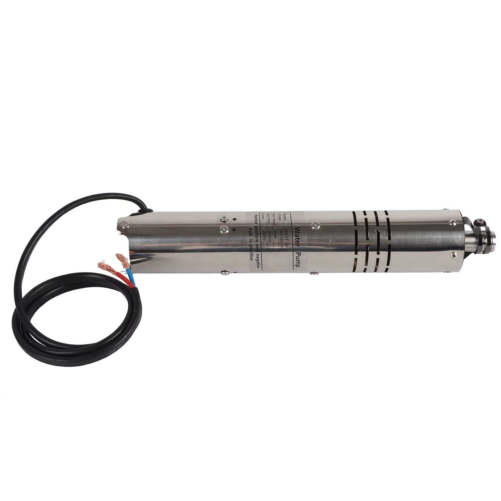 24V Submersible Solar Water Pump, Brushless & Permanent Magnet, With Built-In MPPT Controller - Eco-Friendly, High Efficiency System for Agriculture, Irrigation, Farm Watering & Deep Wells