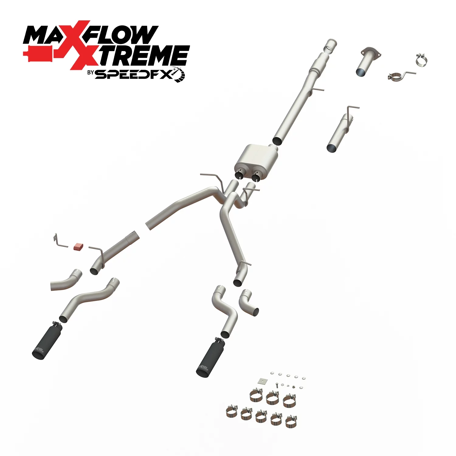 SpeedFX 50100 Cat-Back Single Rear/ Side Exit Exhaust System Kit