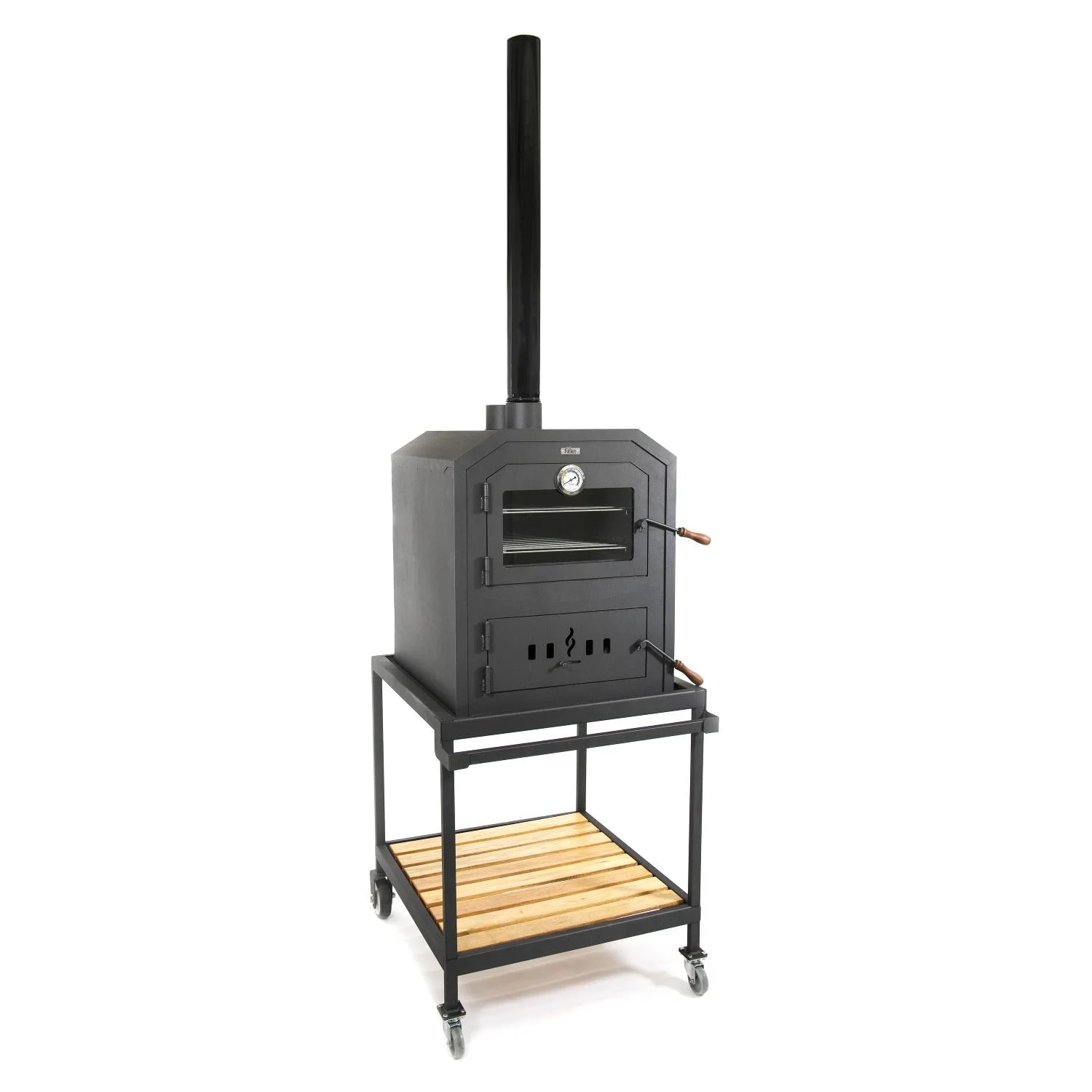 Nuke Authentic Wood Fired Freestanding Versatile Outdoor Cooking Oven Smoker