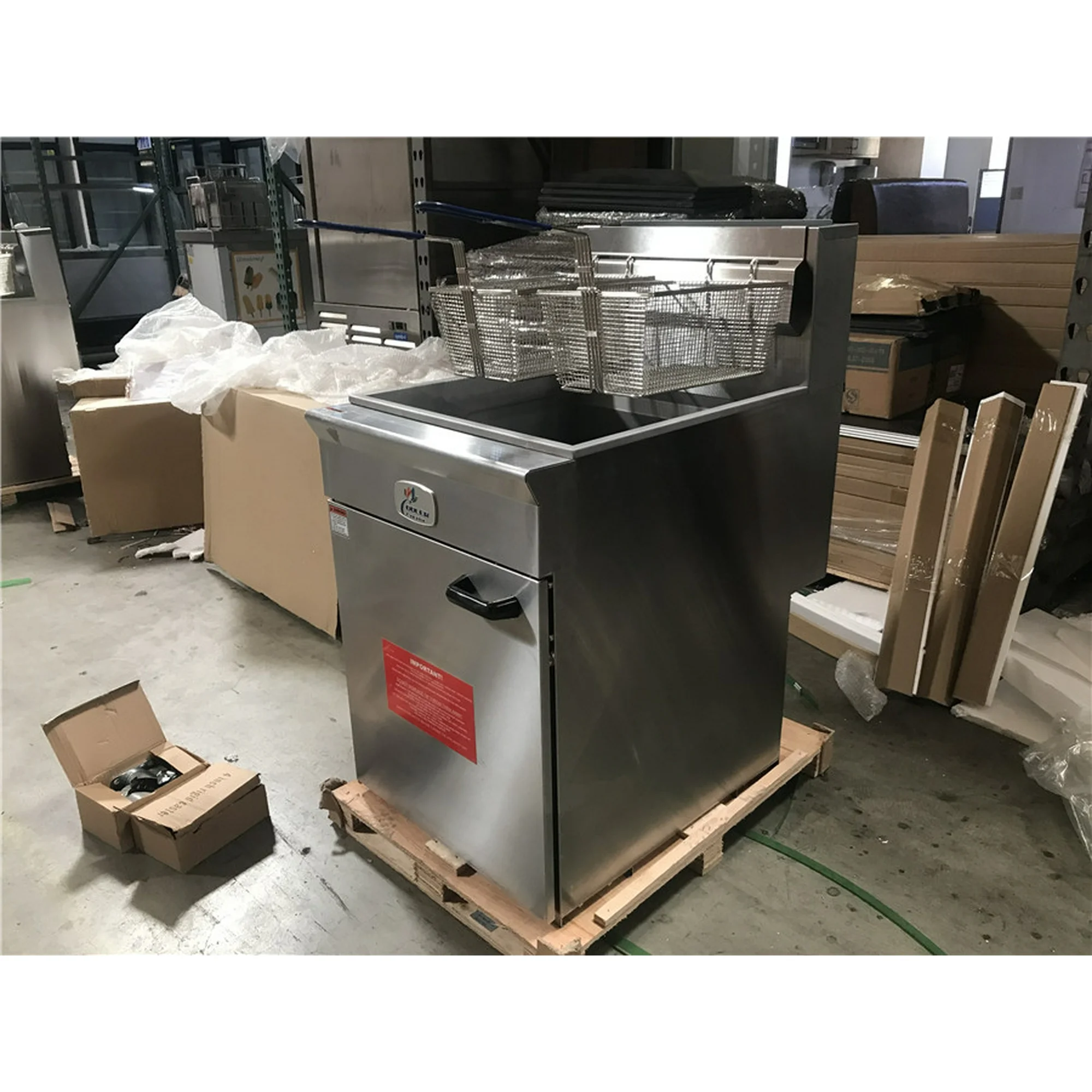 NSF 70 LBS Natural GasCommercial Deep Fryer CD-F70