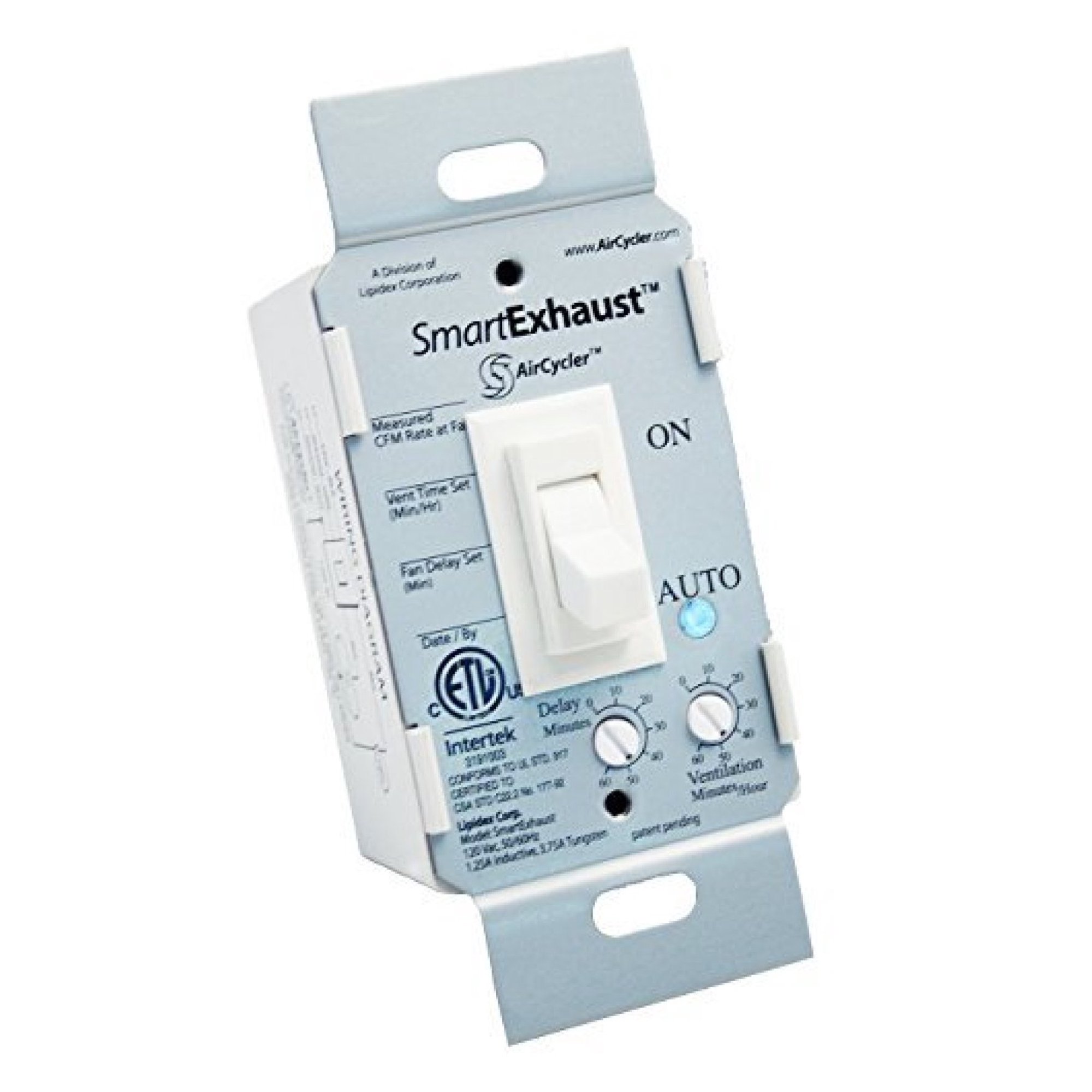 ZHANGHU SmartExhaust Time Switch, White - SE1-W by ZHANGHU