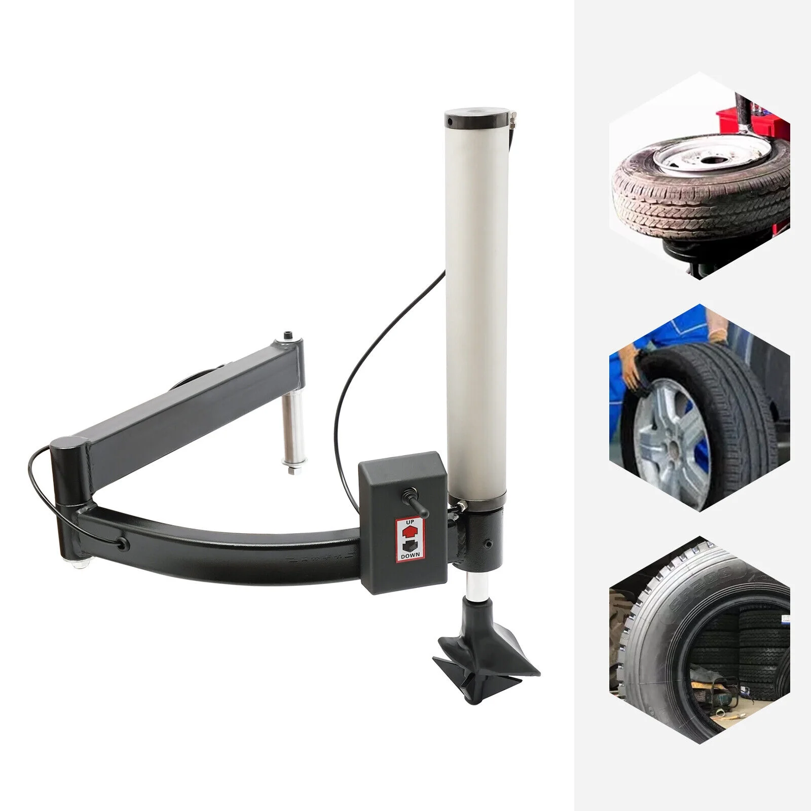 NEW Tire Wheel Changer Machine Left Auxiliary Arm Wheel Repair Assist Mounting