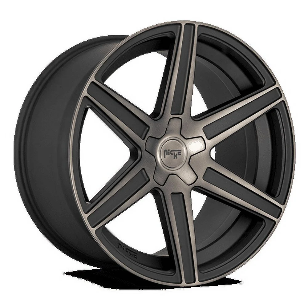 Niche M236 Carina 20X9 5X114.3 35Et 71.5Cb Matte Machined Double Dark Tint Wheel