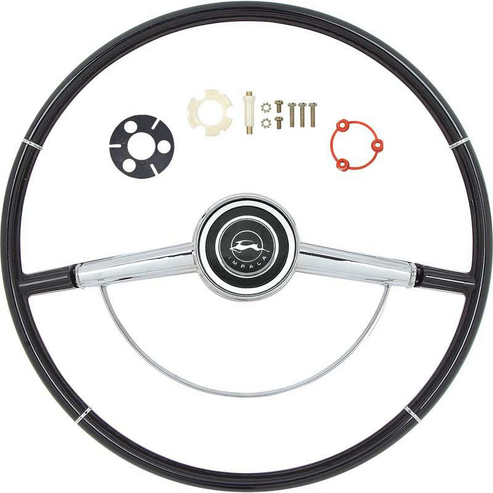 OER R64001 1964 Chevrolet Impala Black Steering Wheel Kit