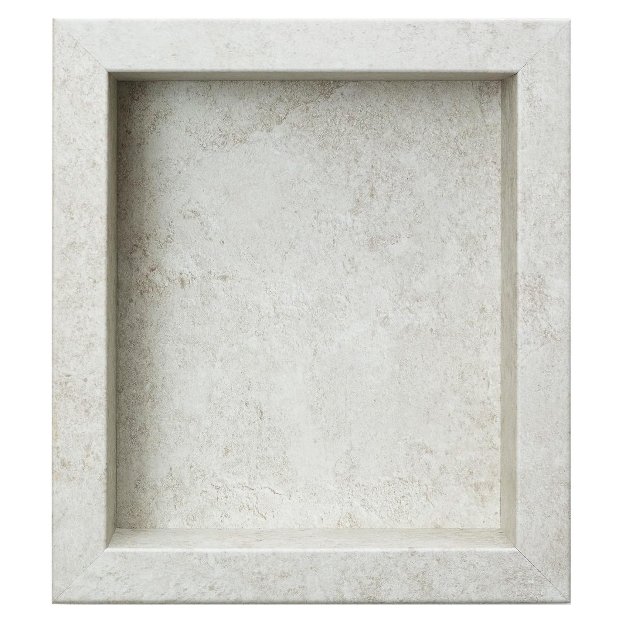 ZHANGHU 17.5 in. x 15.5 in. Vinyl Waterproof Shower Niche Insert in Rain Cloud