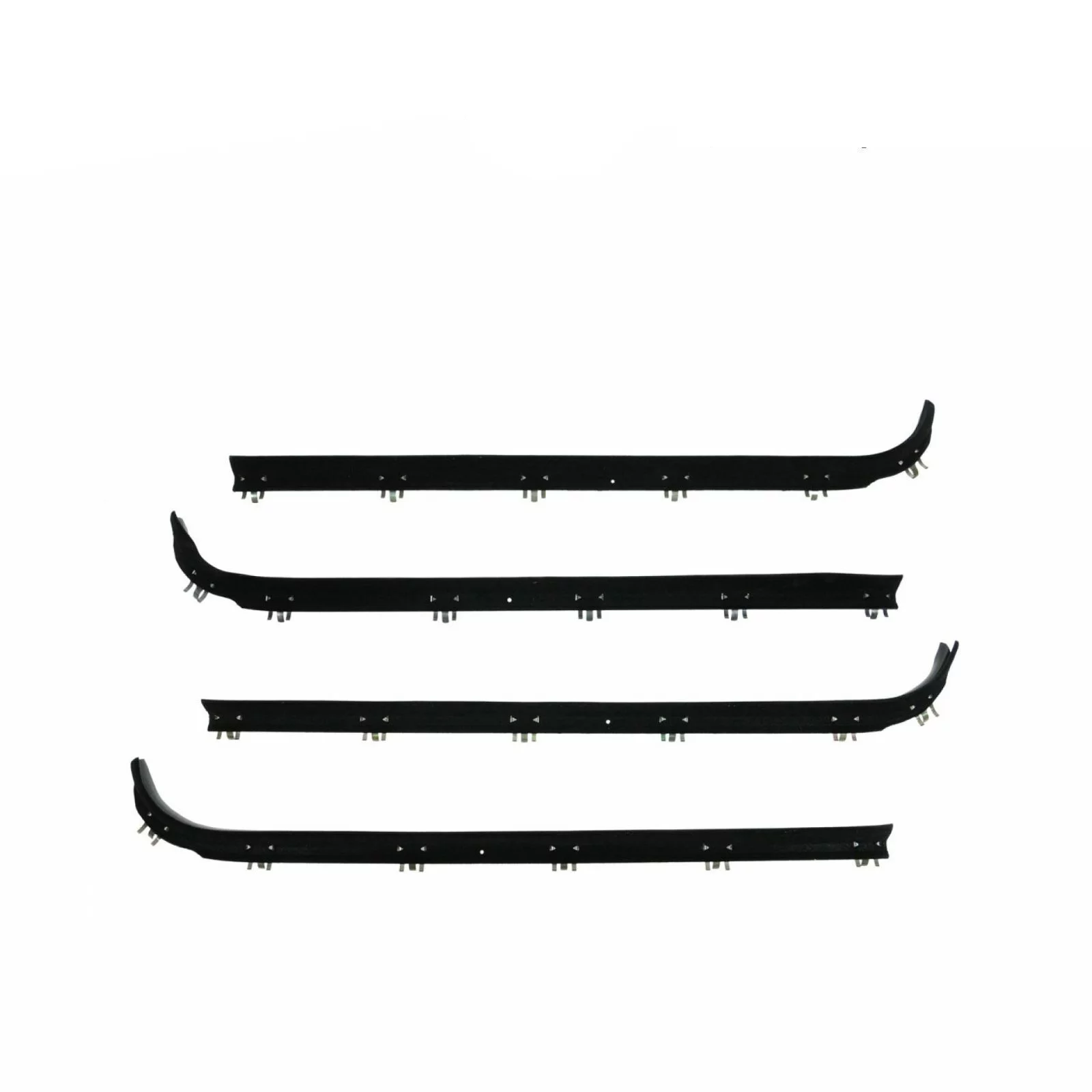 Window Sweep Weatherstrip Seal Kit Set of 4 For E-Van E350 Econoline E Series