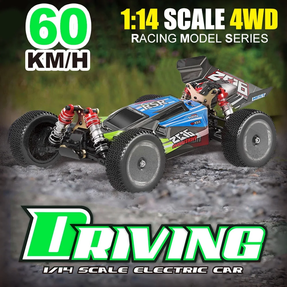 Wltoys XKS 144001 1/14 RTR RC Car High Speed Racing Car 2200mAh Battery 60km/h 2.4GHz 4WD off-Road Drift Car