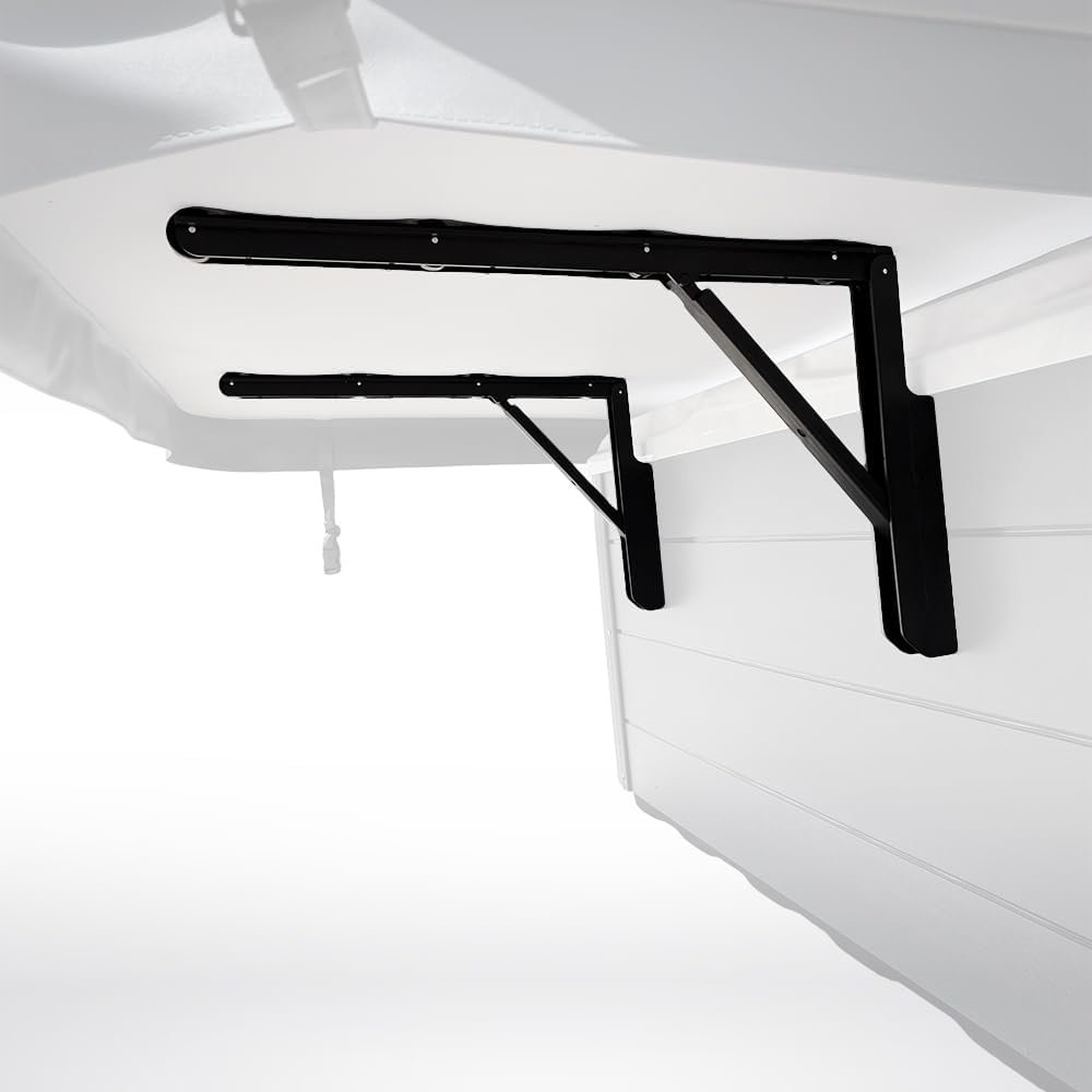 Cover Lift Side Mount Glides for Spa  Hot Tub Cover Removal System (Black)