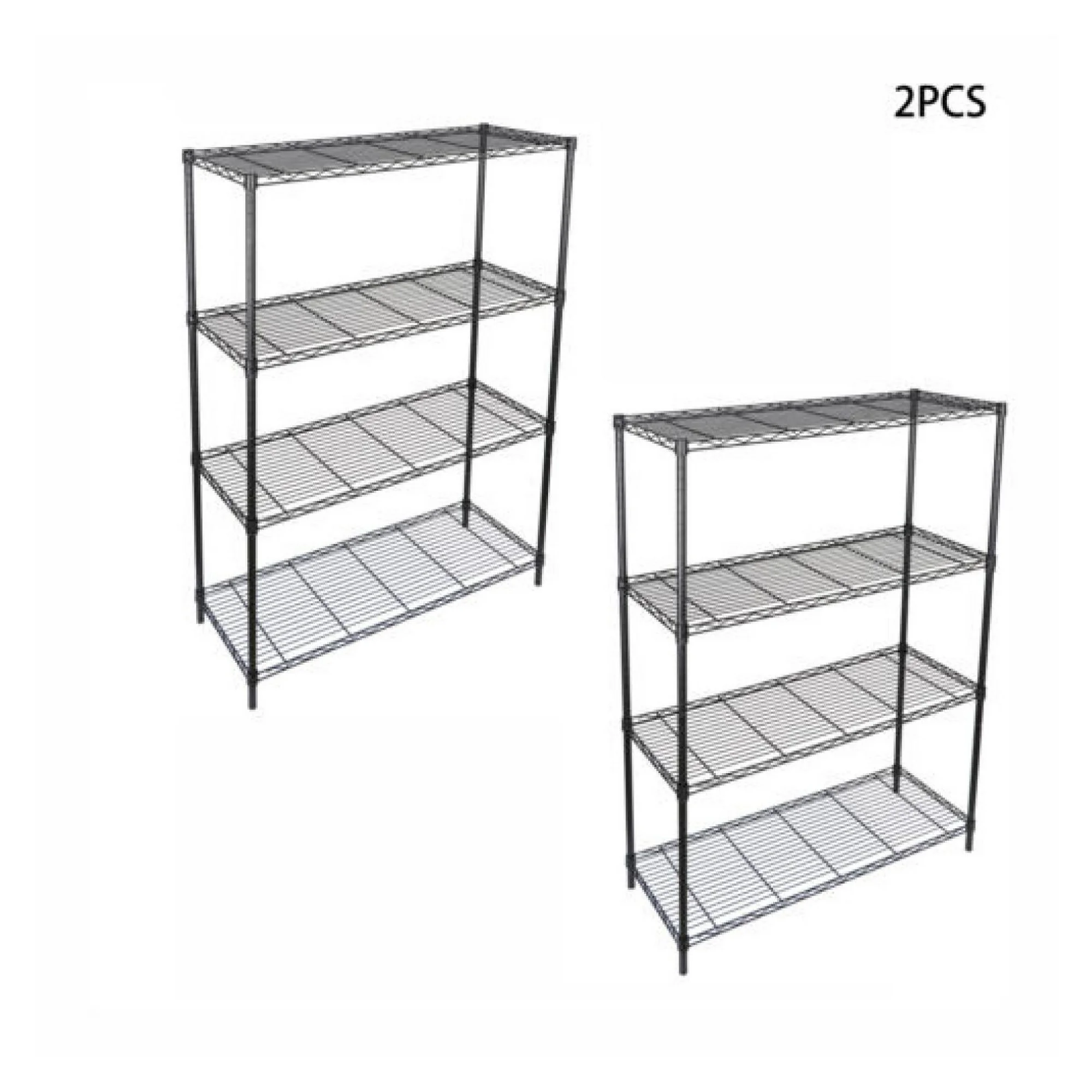 ZHANGHU 3/4/5-Tier Heavy Duty Storage Wire Shelving Unit for Restaurant Garage Wire Rack