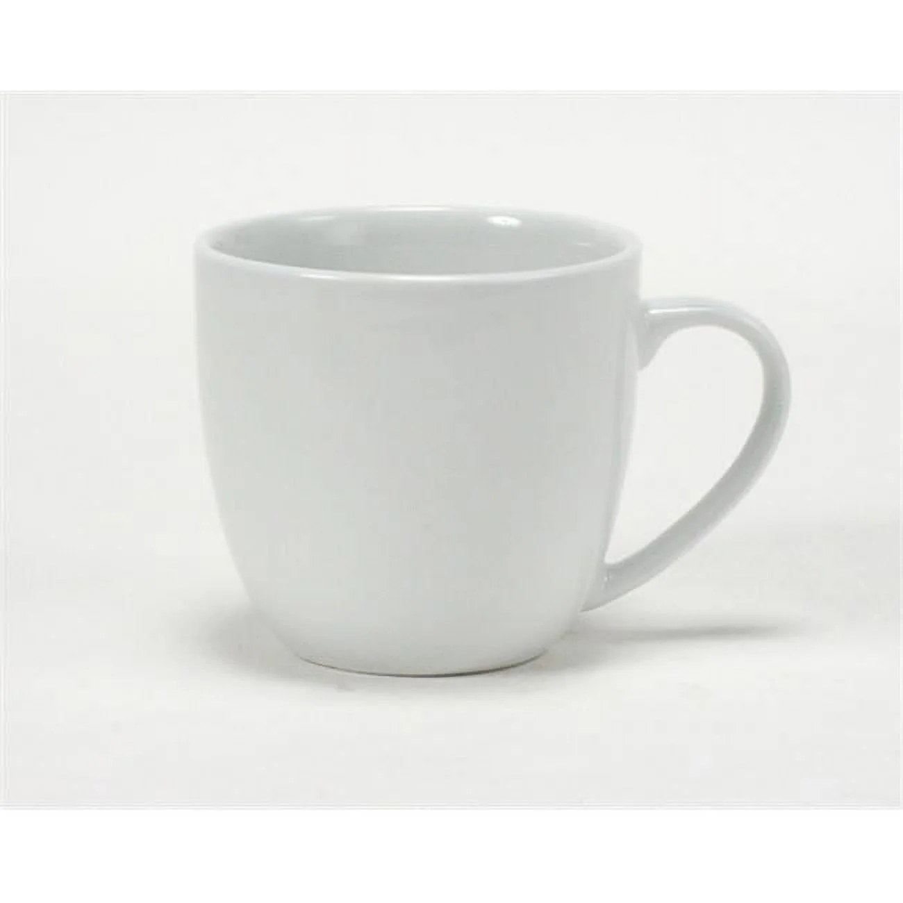 Tuxton Duratux Porcelain White 12-Ounce Milano Mug, Pack of 24