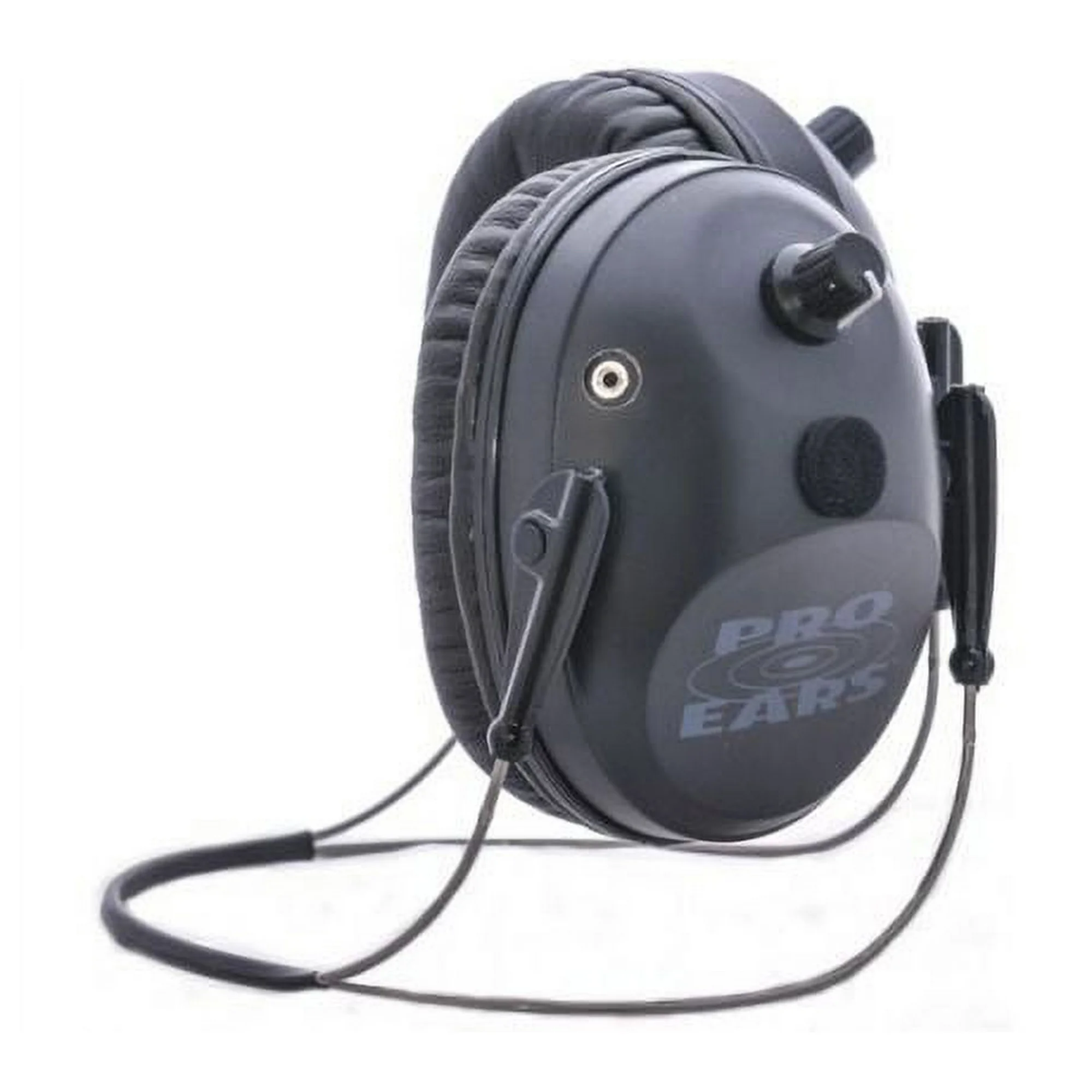 Pro-Ears Pro Tac Plus Gold Low Profile NRR 26 Earmuffs, Black, Behind ...