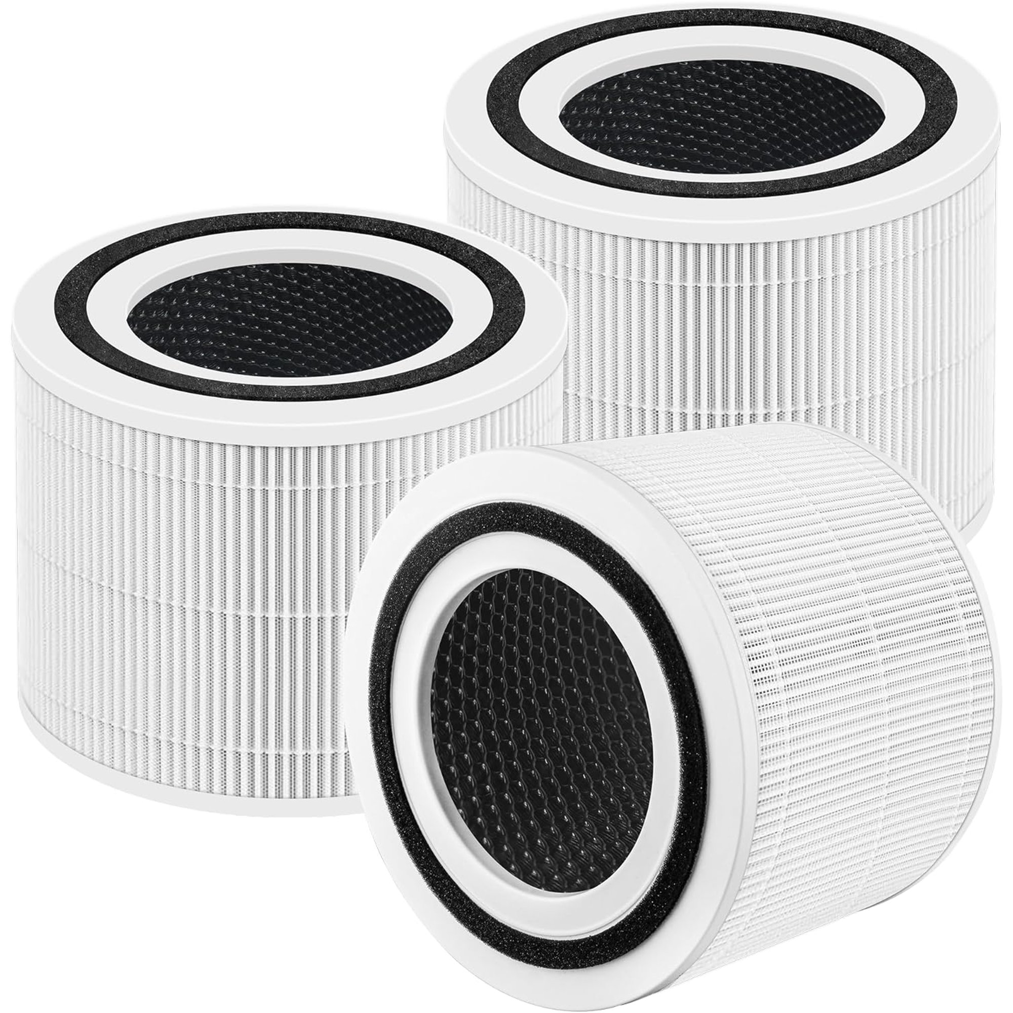 Core 300 Replacement Filter For Levoit Core 300 And Core 300S Air Purifier, 3 Pack 3-In-1 H13 True Hepa Replacement Filter, Compared To Part # Core 300-Rf (White)