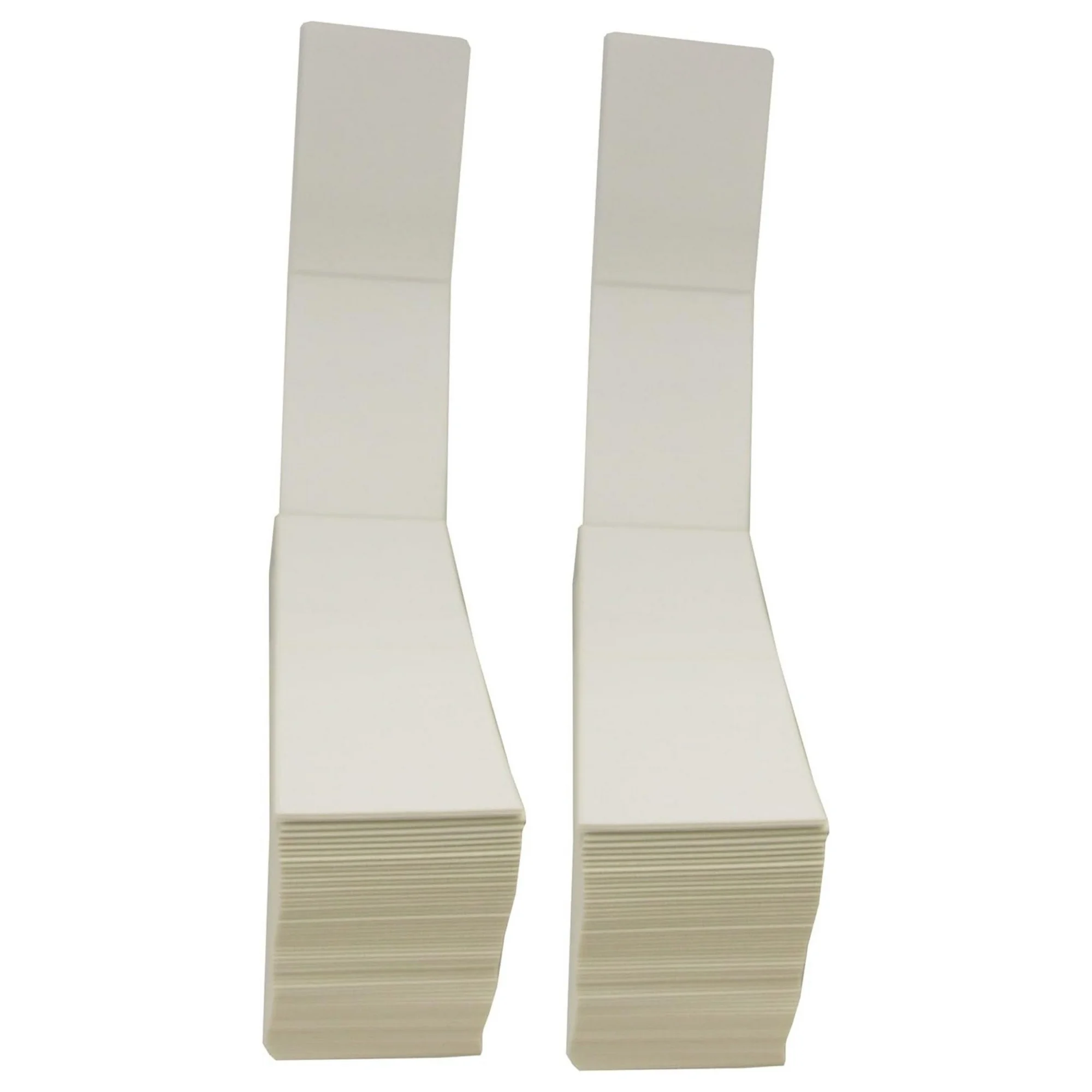 ZHANGHU Direct Thermal Labels, 4 x 6 Inches, White, Fanfold, Permanent Adhesive, Perforations Between Labels, 2000 Per Stack, 2 Stacks (520007)