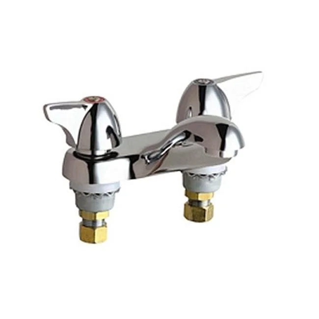 Chicago Faucets 802-1000Ab Centerset Bathroom Faucet