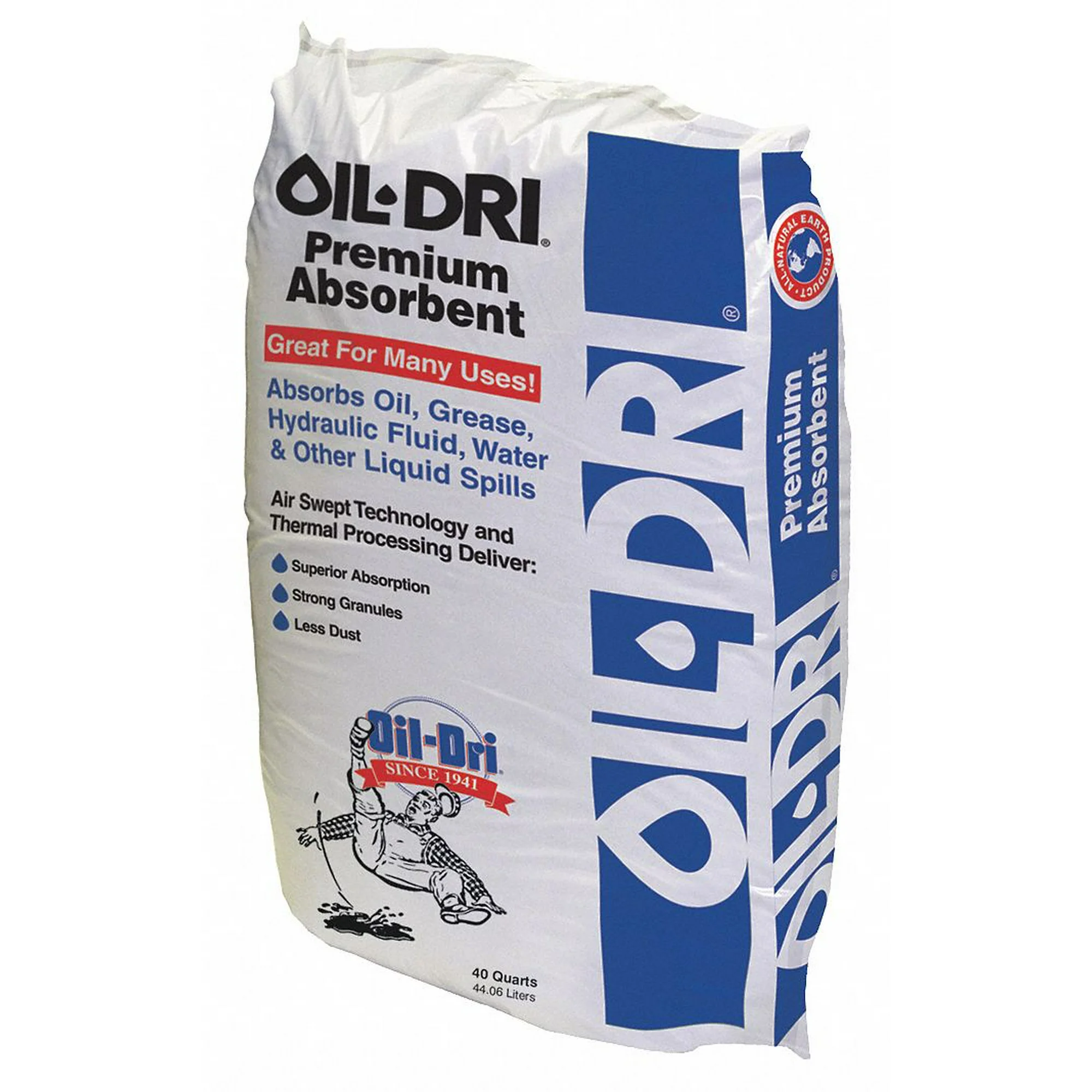 Oil-Dri Loose Absorbent,PK40 I05040G40