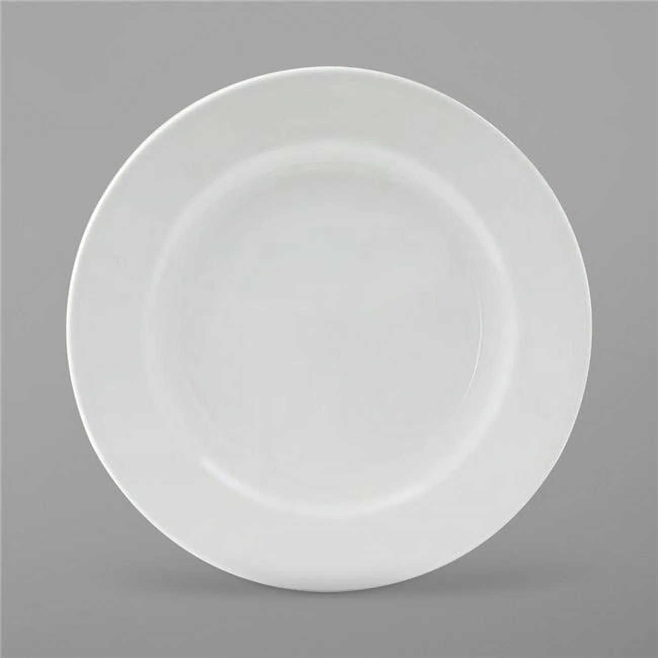 Tuxton  8.25 in. Porcelain White Rolled Edge Plate