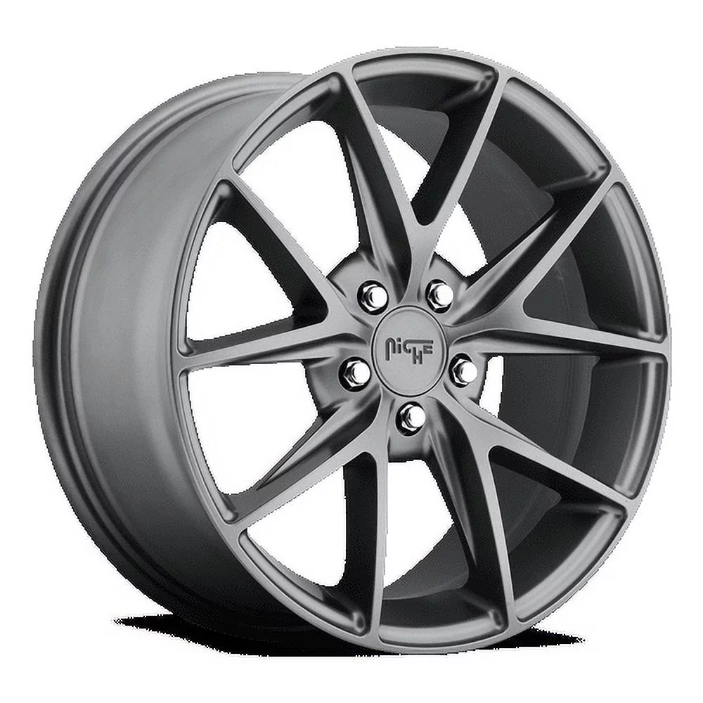Niche M116 Misano 18X8 5X112 42Et 72.56Cb Matte Gun Metal Wheel